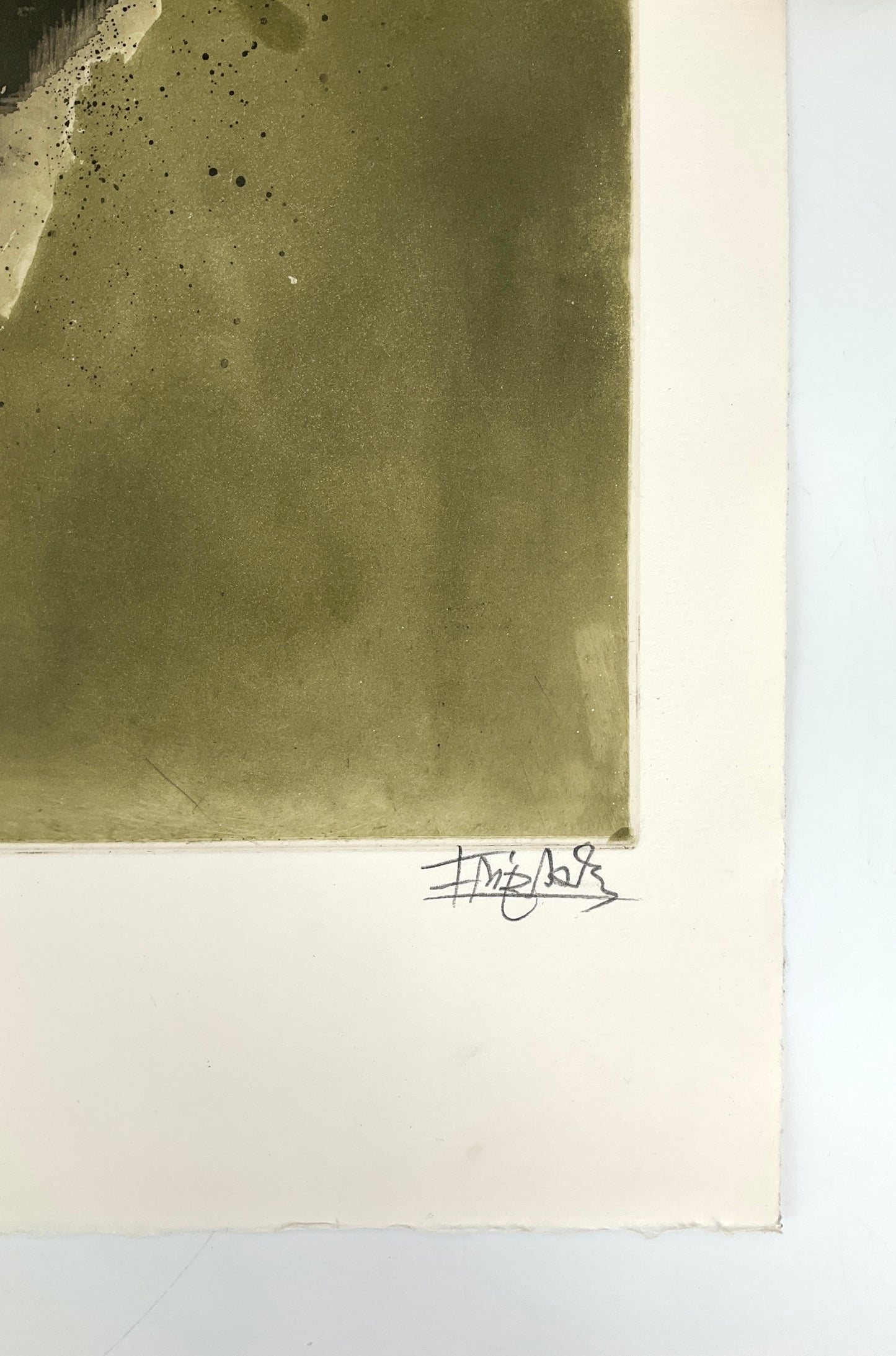 Farbradierung "L'ete de la Saint-Martin" von Johnny Friedländer, 1983