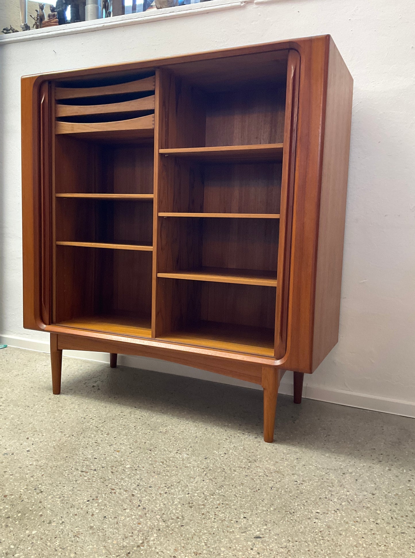 Highboard von Bernhard Pedersen für Bernhard Pedersen & Son aus Teakholz, Dänemark um 1960