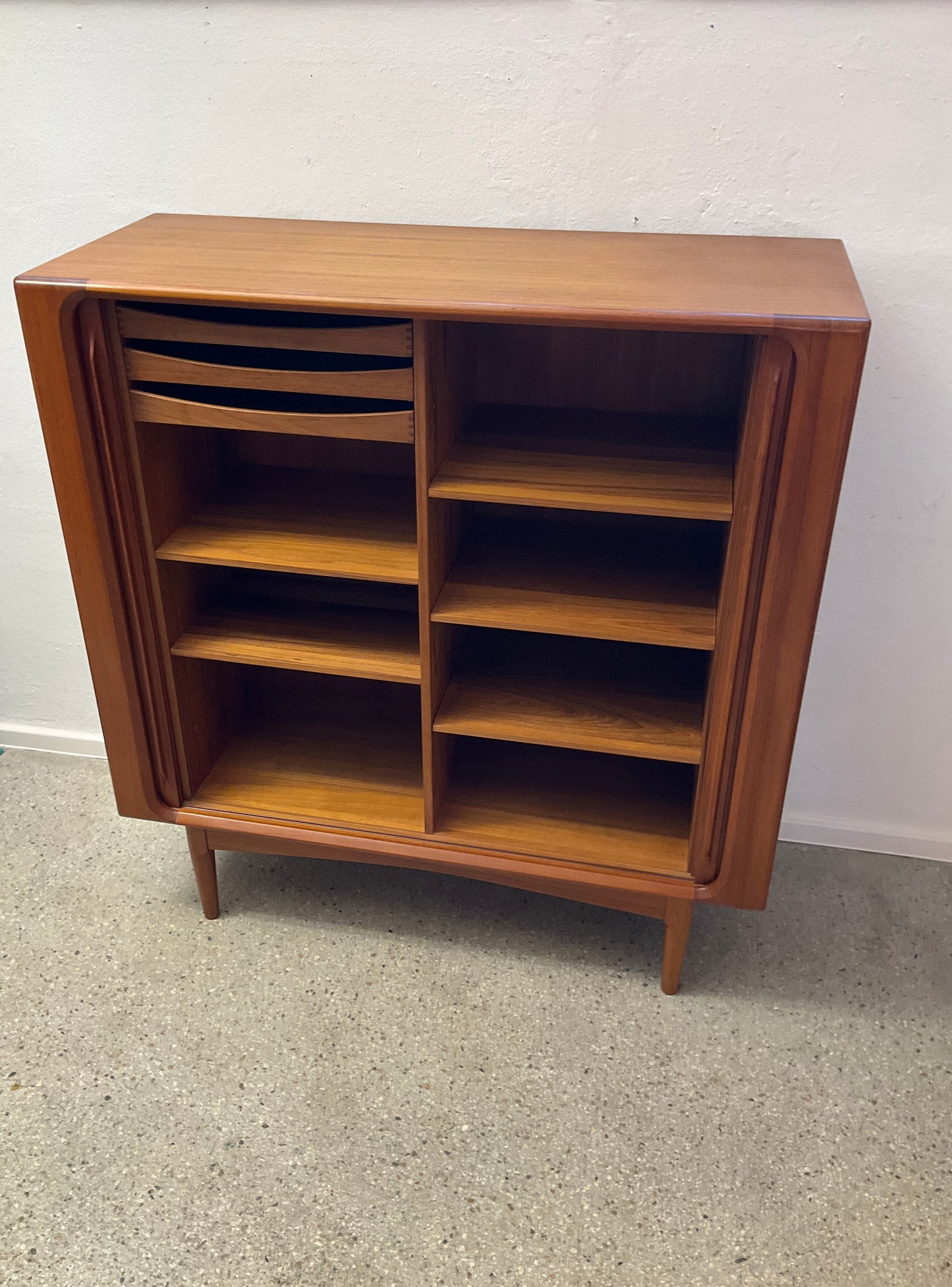 Highboard von Bernhard Pedersen für Bernhard Pedersen & Son aus Teakholz, Dänemark um 1960
