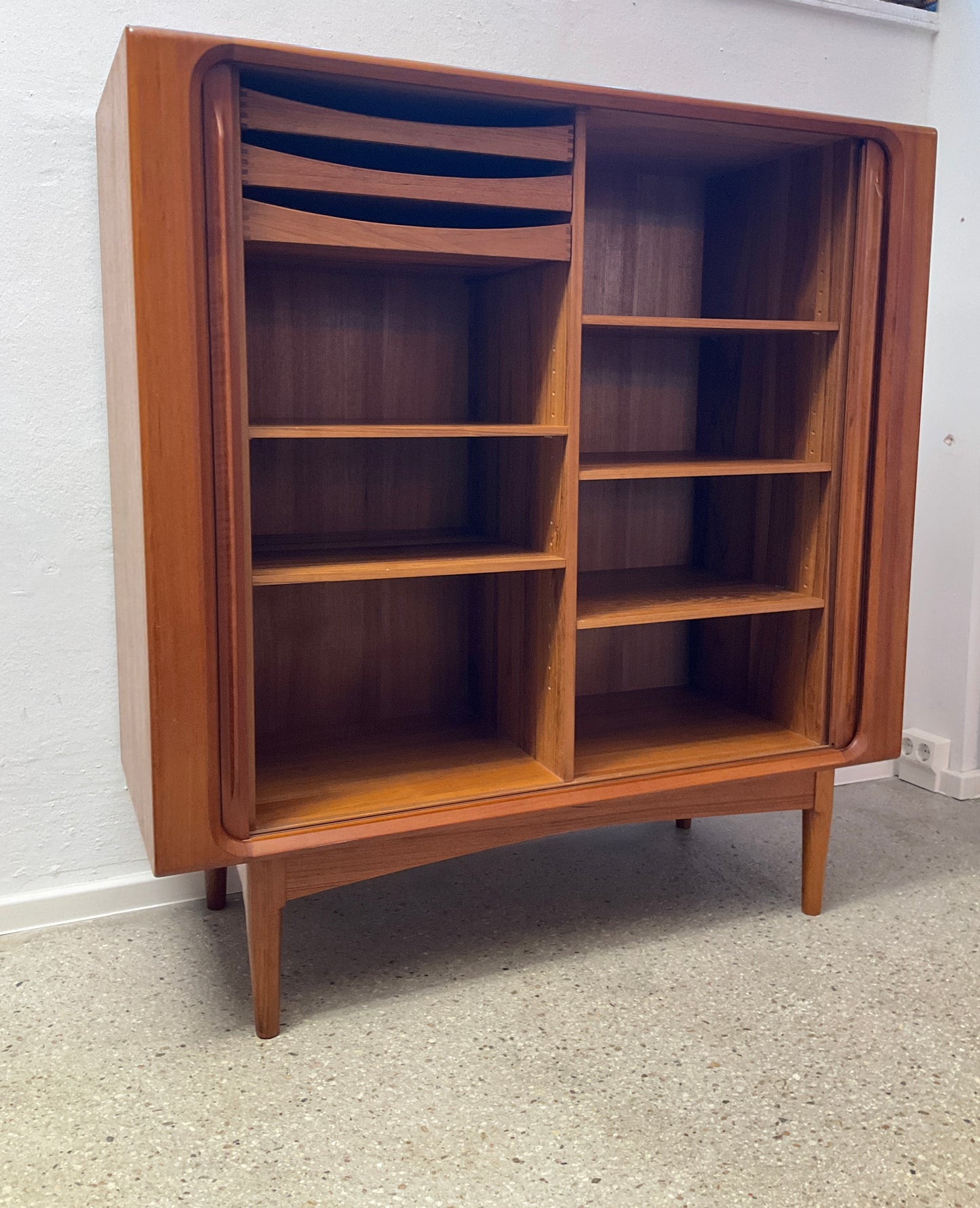 Highboard von Bernhard Pedersen für Bernhard Pedersen & Son aus Teakholz, Dänemark um 1960