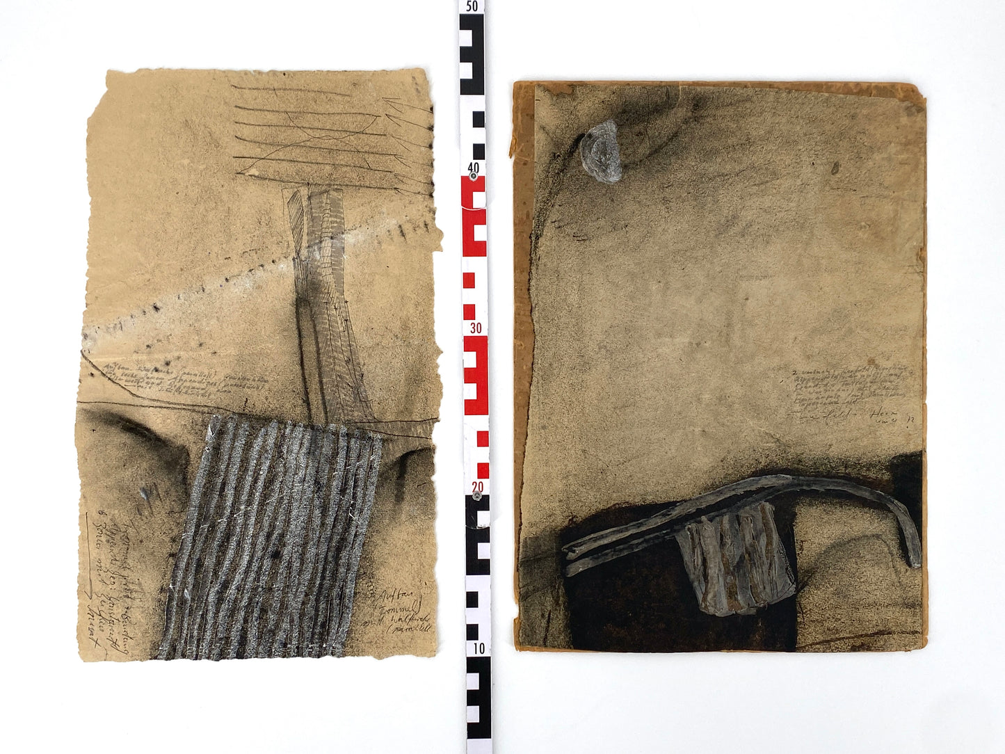 Zwei artistische Gemälde von Dieter Krüll (geb. 1949), 1972
