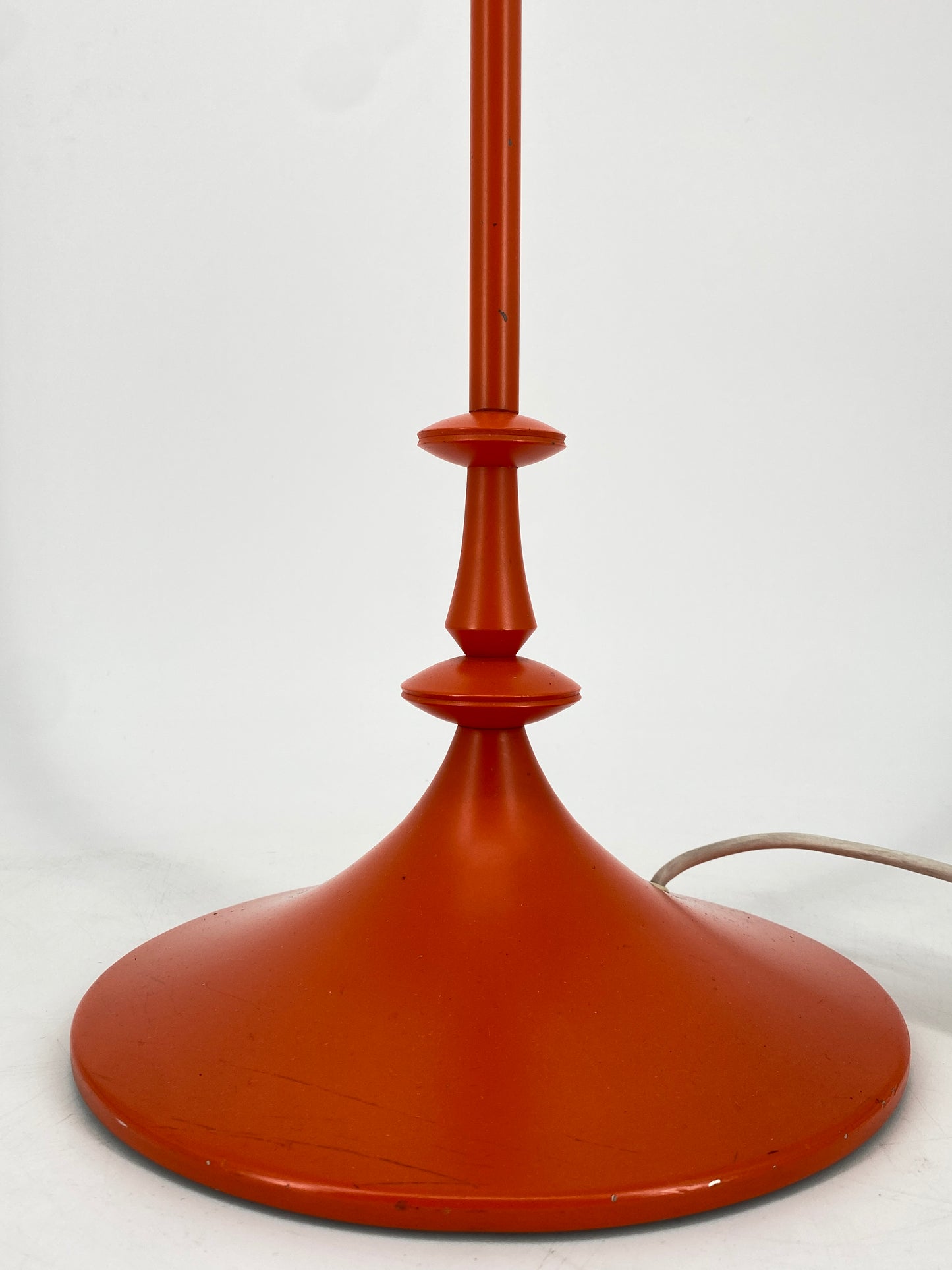 Vintage Stehlampe in leuchtend-orange von Leclair & Schäfer, Deutschland 1970er
