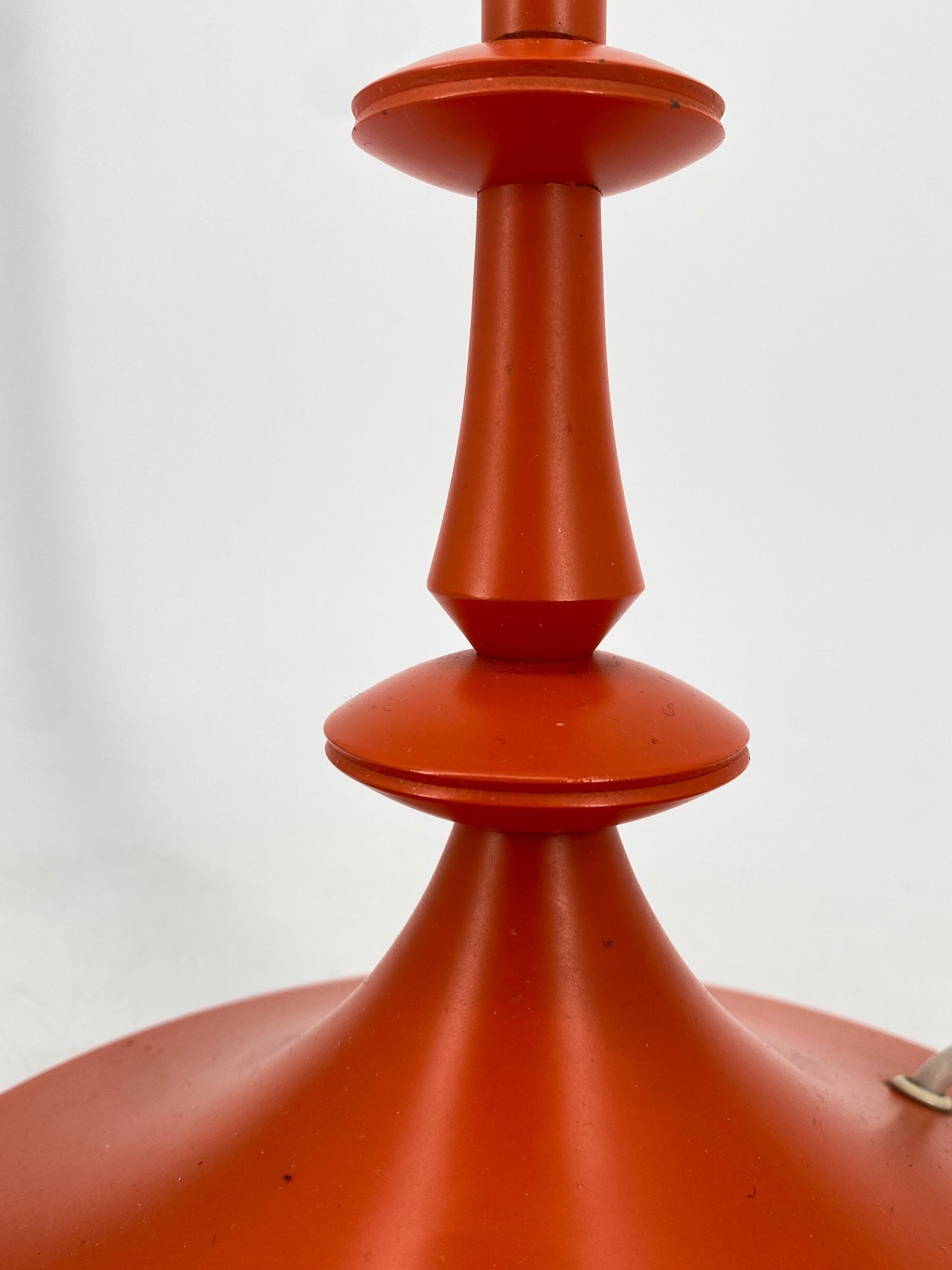 Vintage Stehlampe in leuchtend-orange von Leclair & Schäfer, Deutschland 1970er