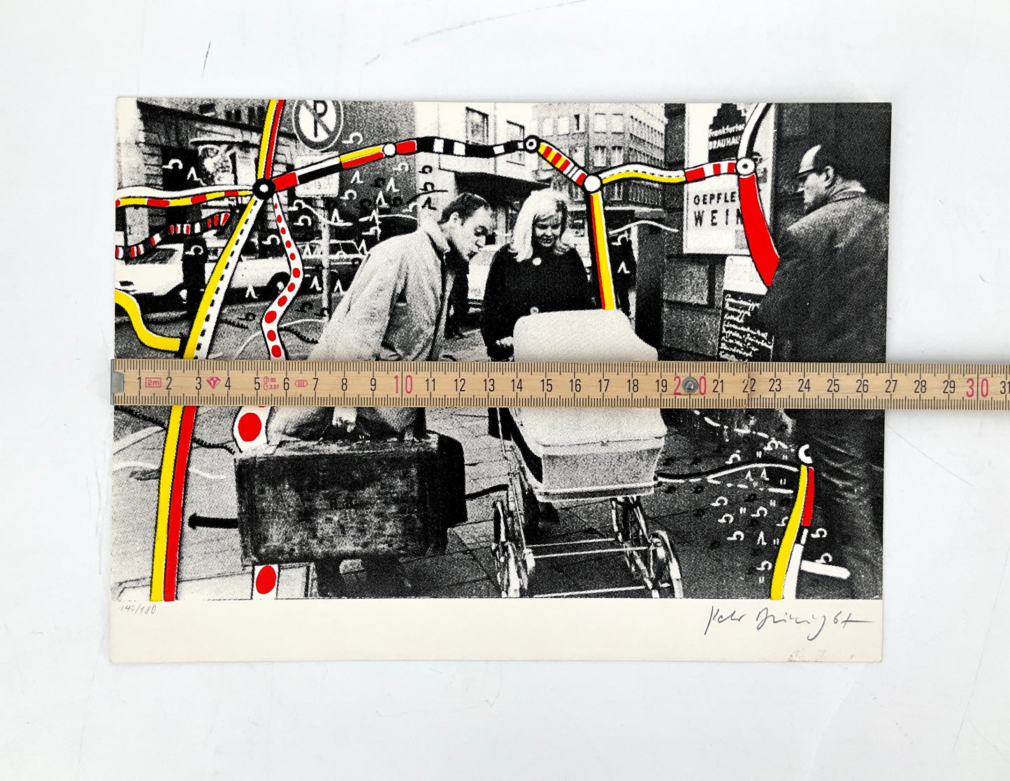 Offset- und Siebdruck von Peter Brüning, 1967 (Auflage: 140/180)
