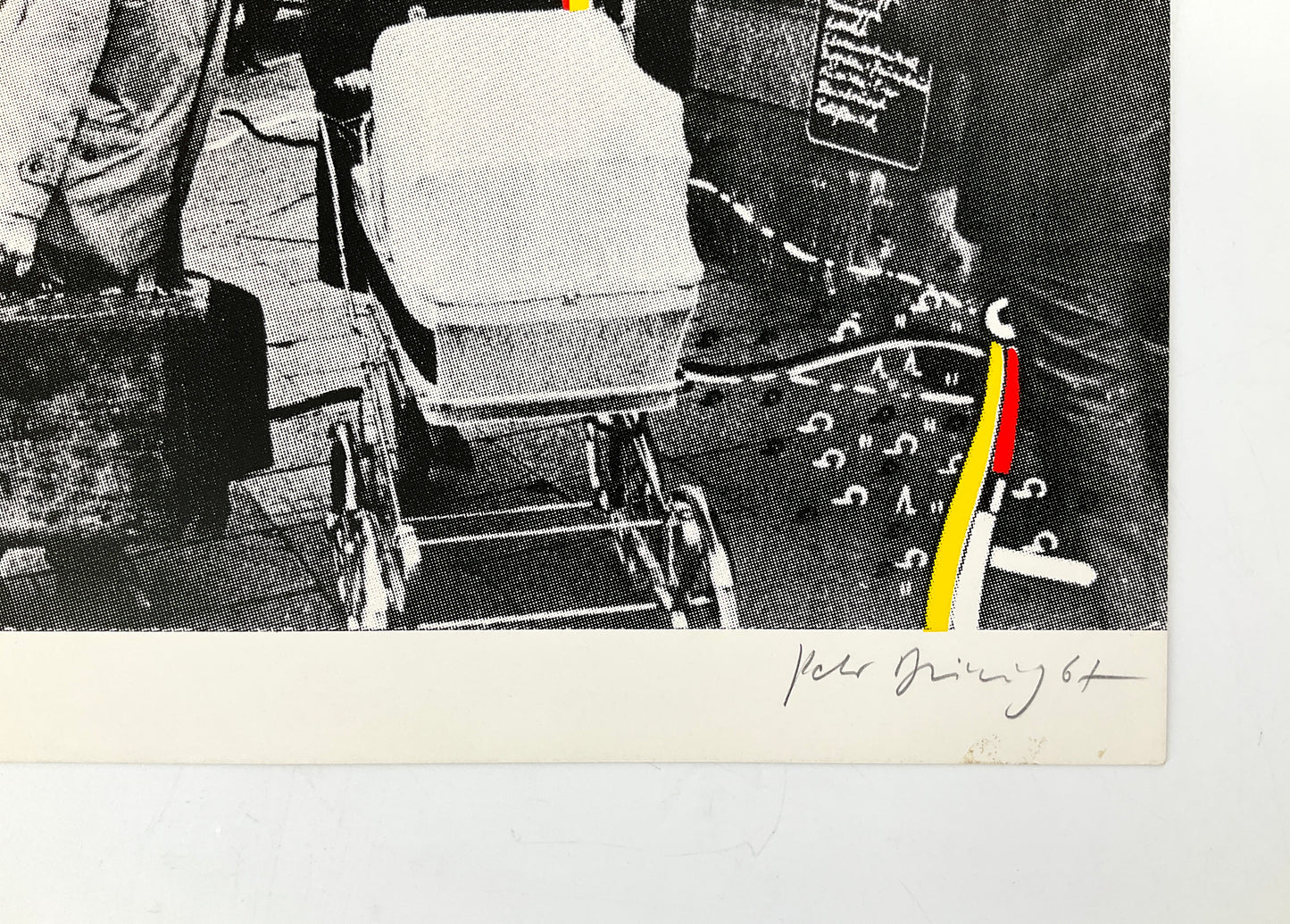Offset- und Siebdruck von Peter Brüning, 1967 (Auflage: 140/180)