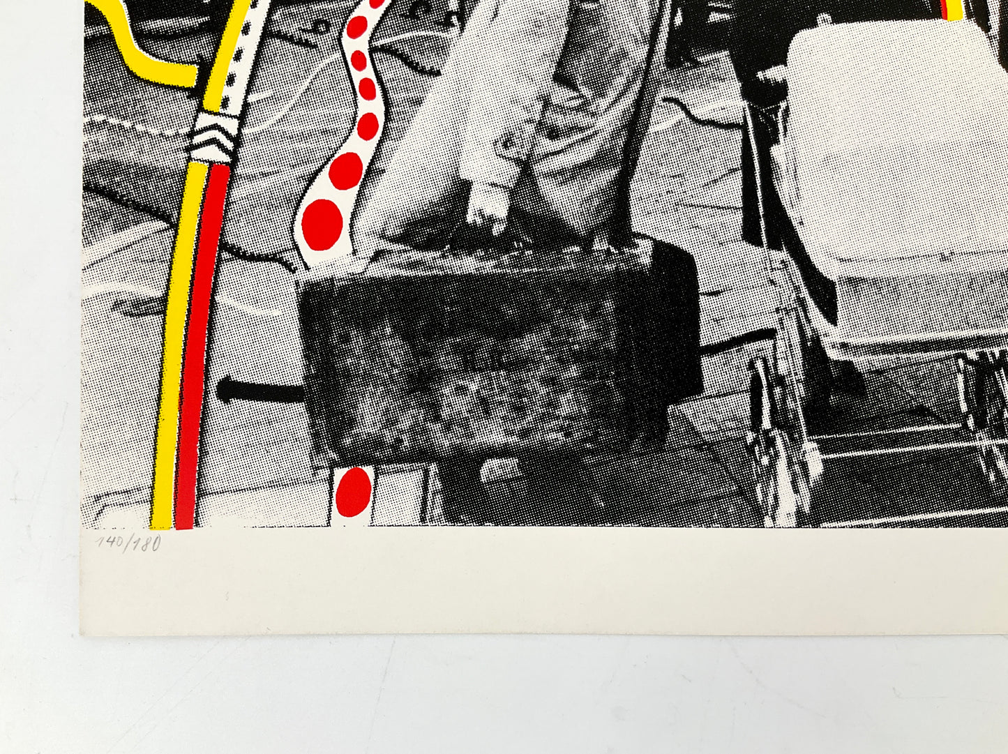 Offset- und Siebdruck von Peter Brüning, 1967 (Auflage: 140/180)