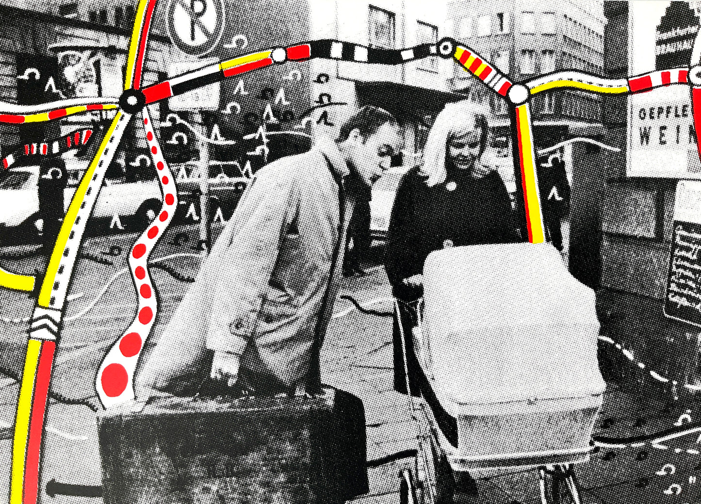 Offset- und Siebdruck von Peter Brüning, 1967 (Auflage: 140/180)