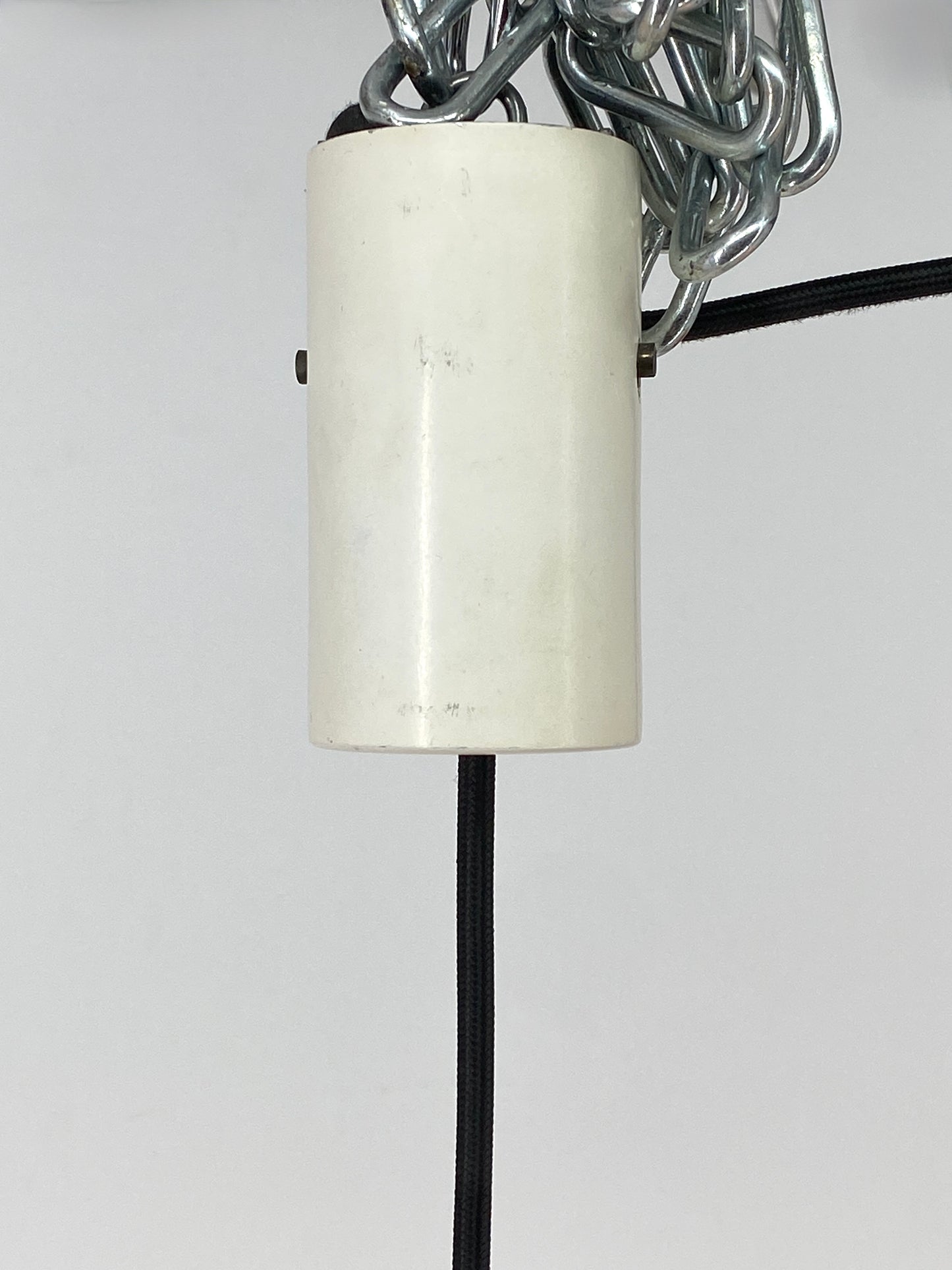 Orangefarbene Deckenlampe von Alessandro Pianon für Vistosi, Italien, 1960er Jahre