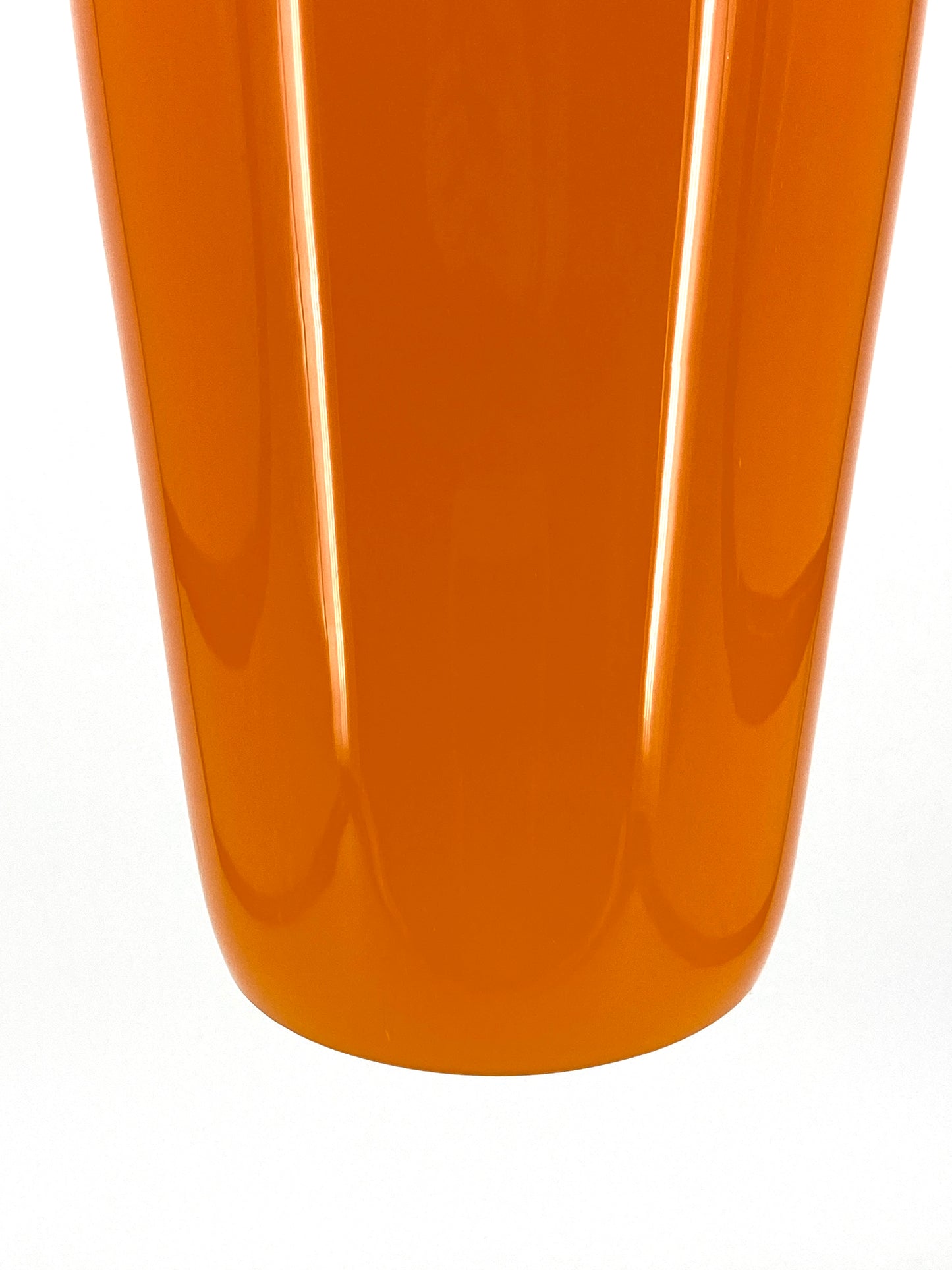 Orangefarbene Deckenlampe von Alessandro Pianon für Vistosi, Italien, 1960er Jahre