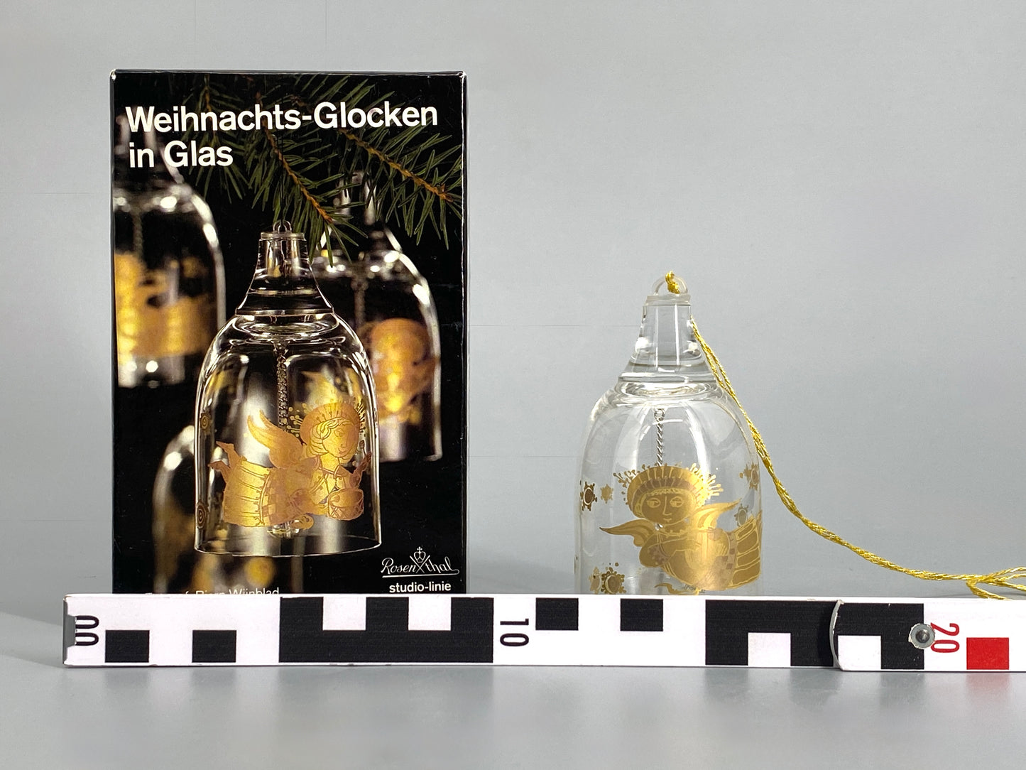 Weihnachtsbaumschmucke aus Kristallglas von Bjørn Wiinblad (1918–2006) für Rosenthal