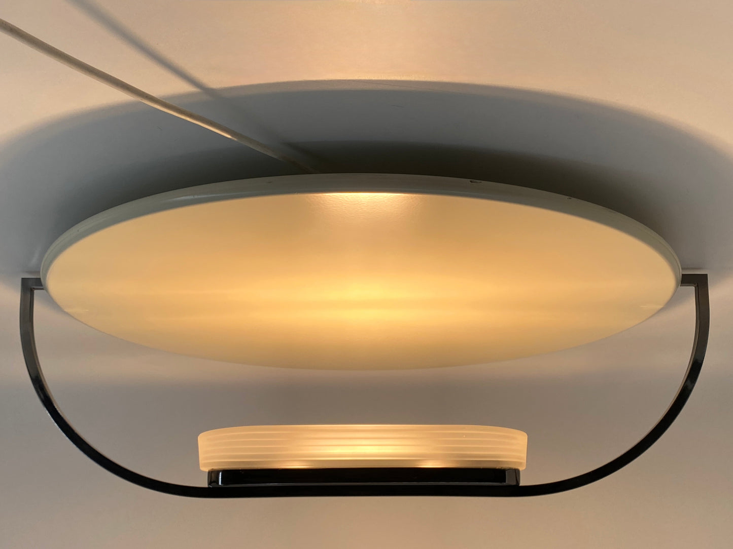Memphis Deckenlampe "Canoa" von Vicenzo Missanelli für Ladue, Italien 80er Jahre