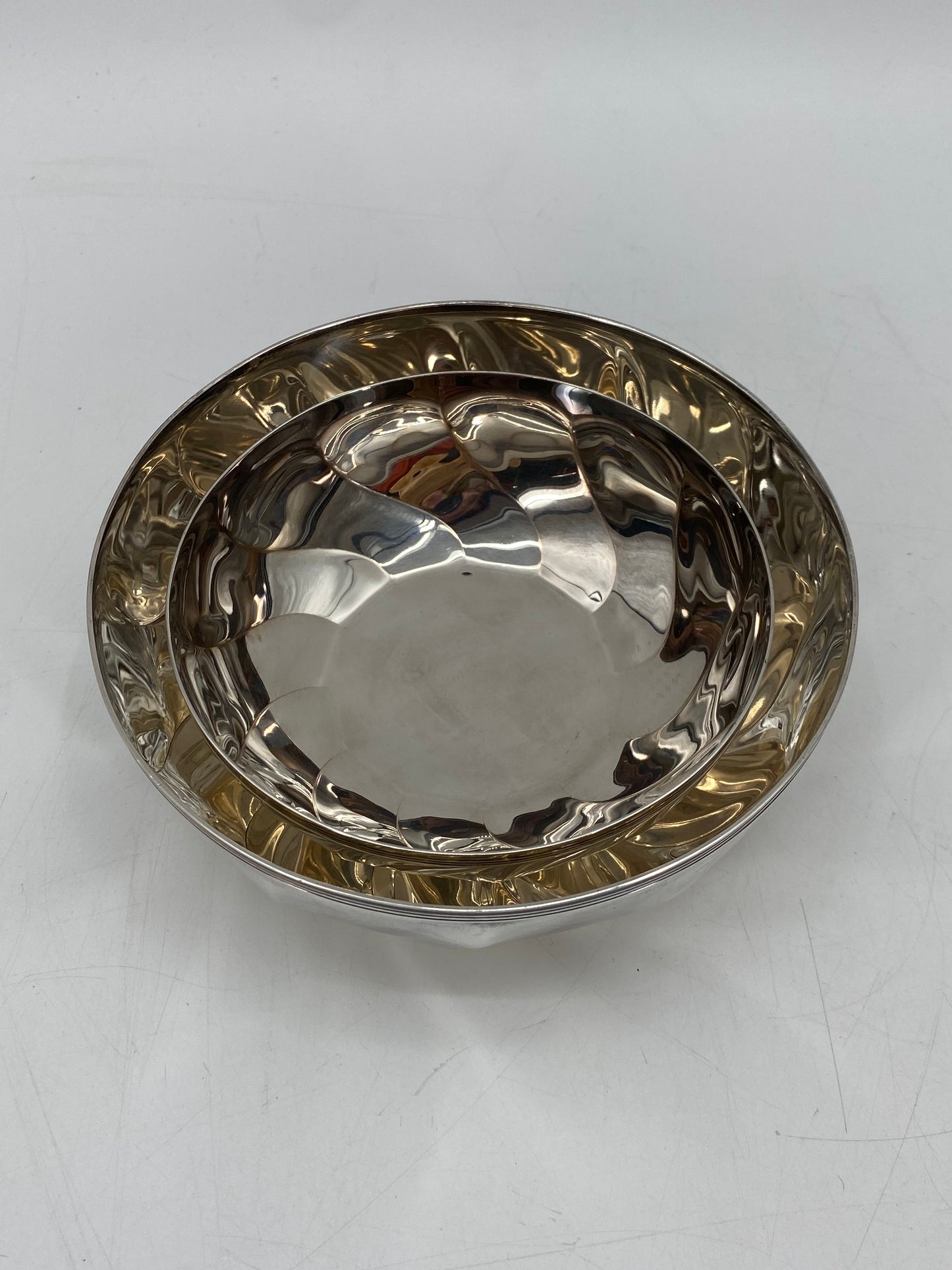 2 Silberschalen "Torsades" von  Christofle France, Vintage