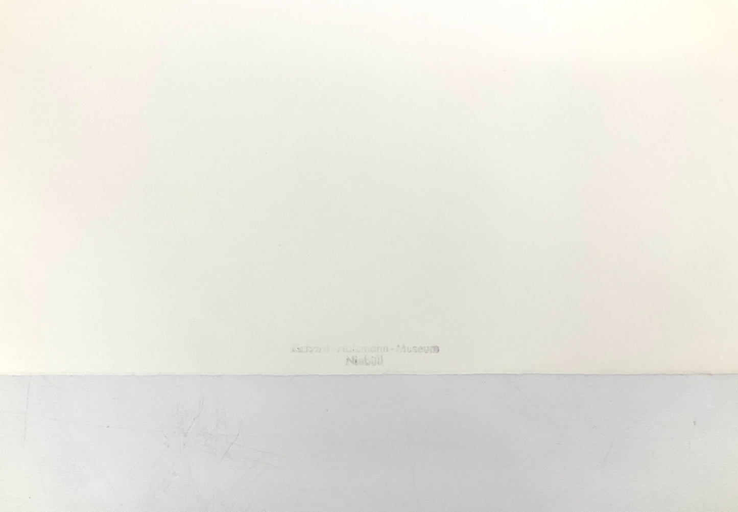 Holzschnitt "Redner" von Richard Haizmann für Griffelkunst, 1991