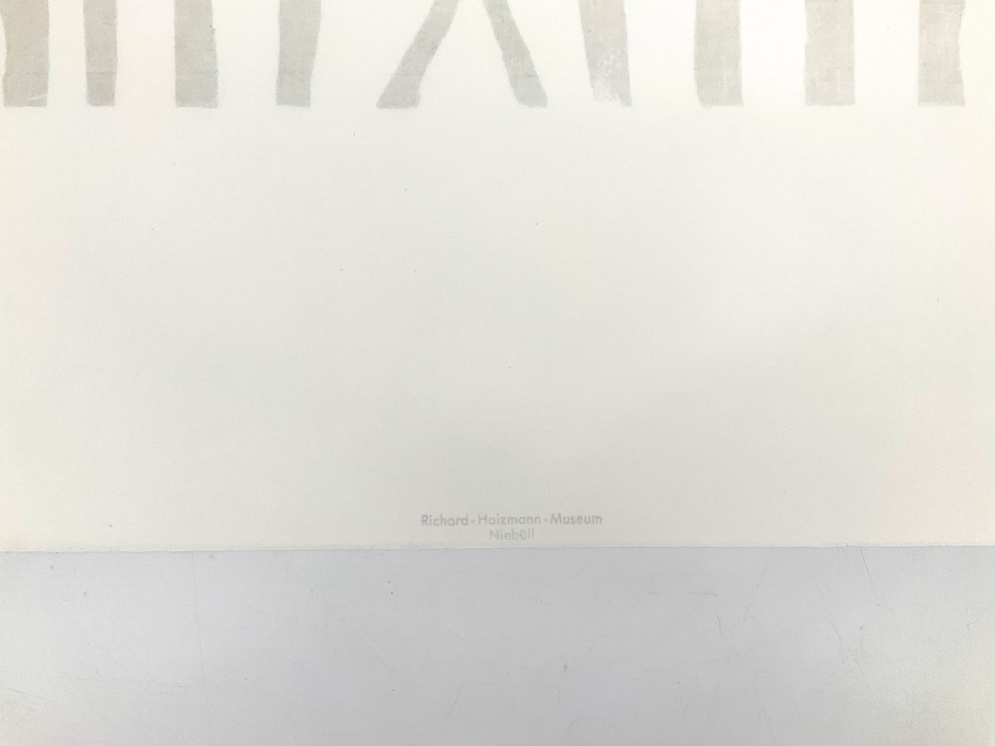 Holzschnitt "Frauenkopf" von Richard Haizmann für Griffelkunst, 1991