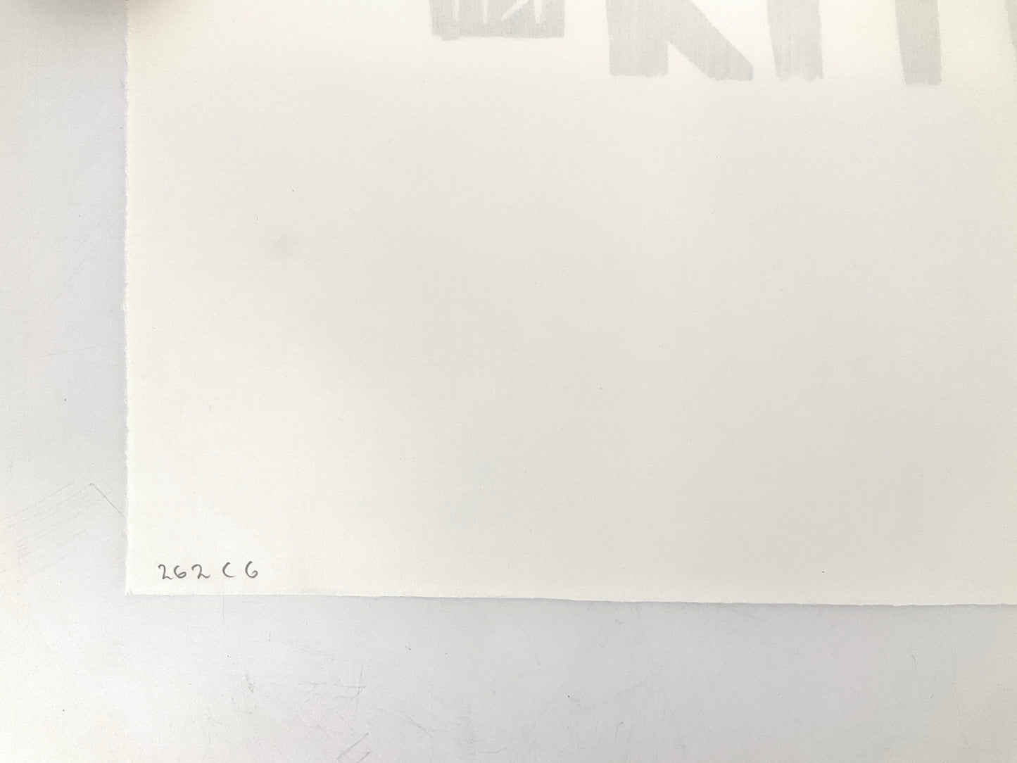 Holzschnitt "Kopf" von Richard Haizmann für Griffelkunst, 1991