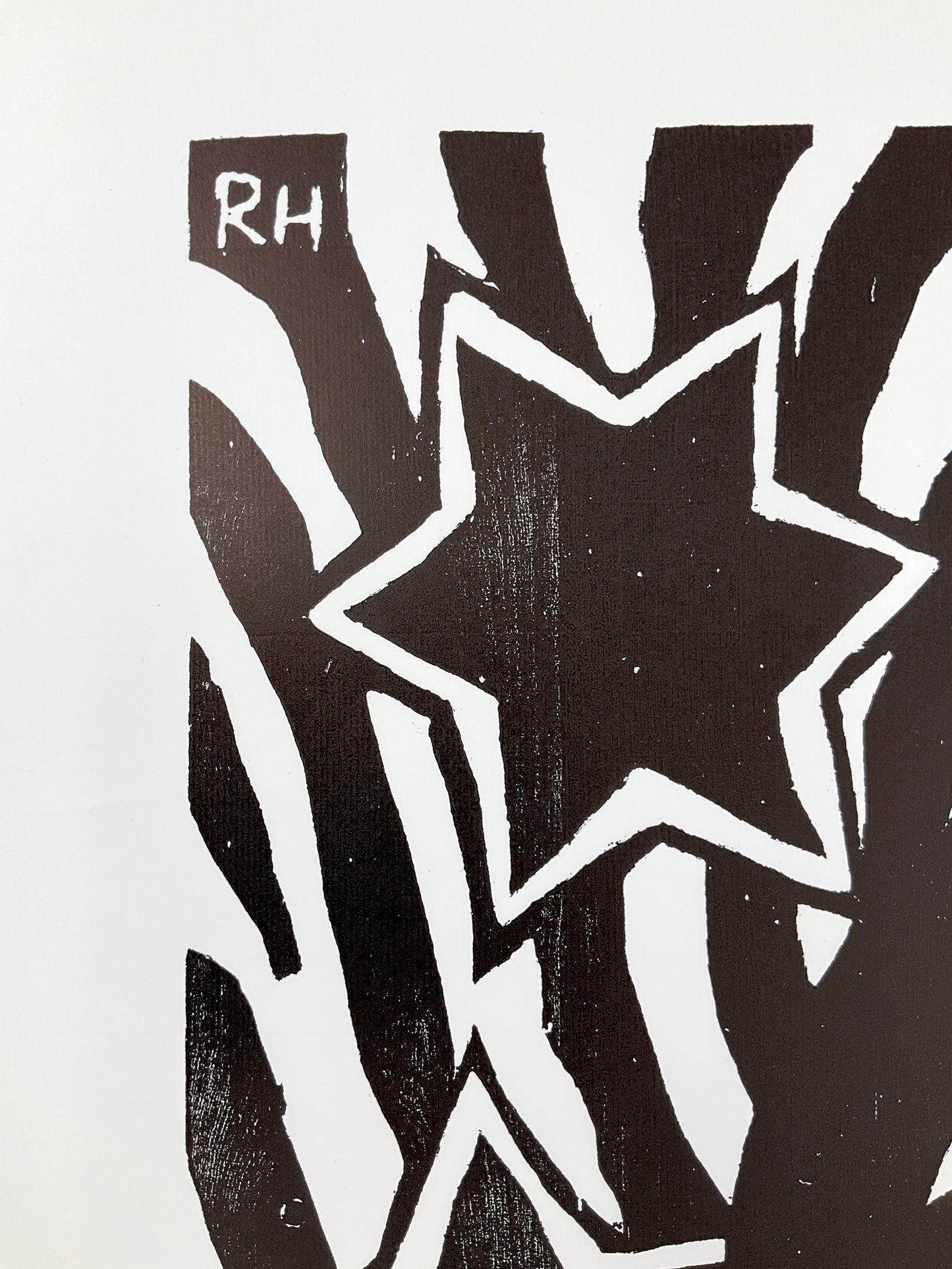 Holzschnitt von Richard Haizmann für Griffelkunst, 1991