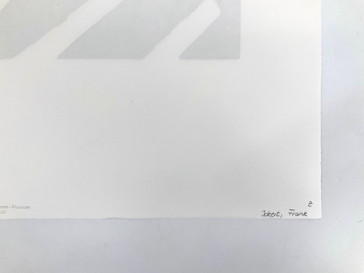 Holzschnitt von Richard Haizmann für Griffelkunst, 1991