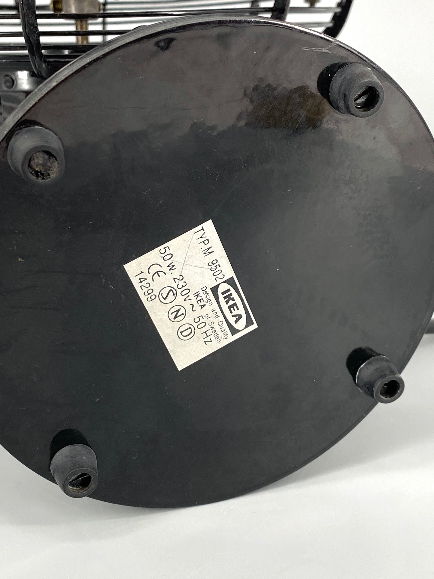 Massiver Tischventilator "Taifun", Kult-Modell von Ikea