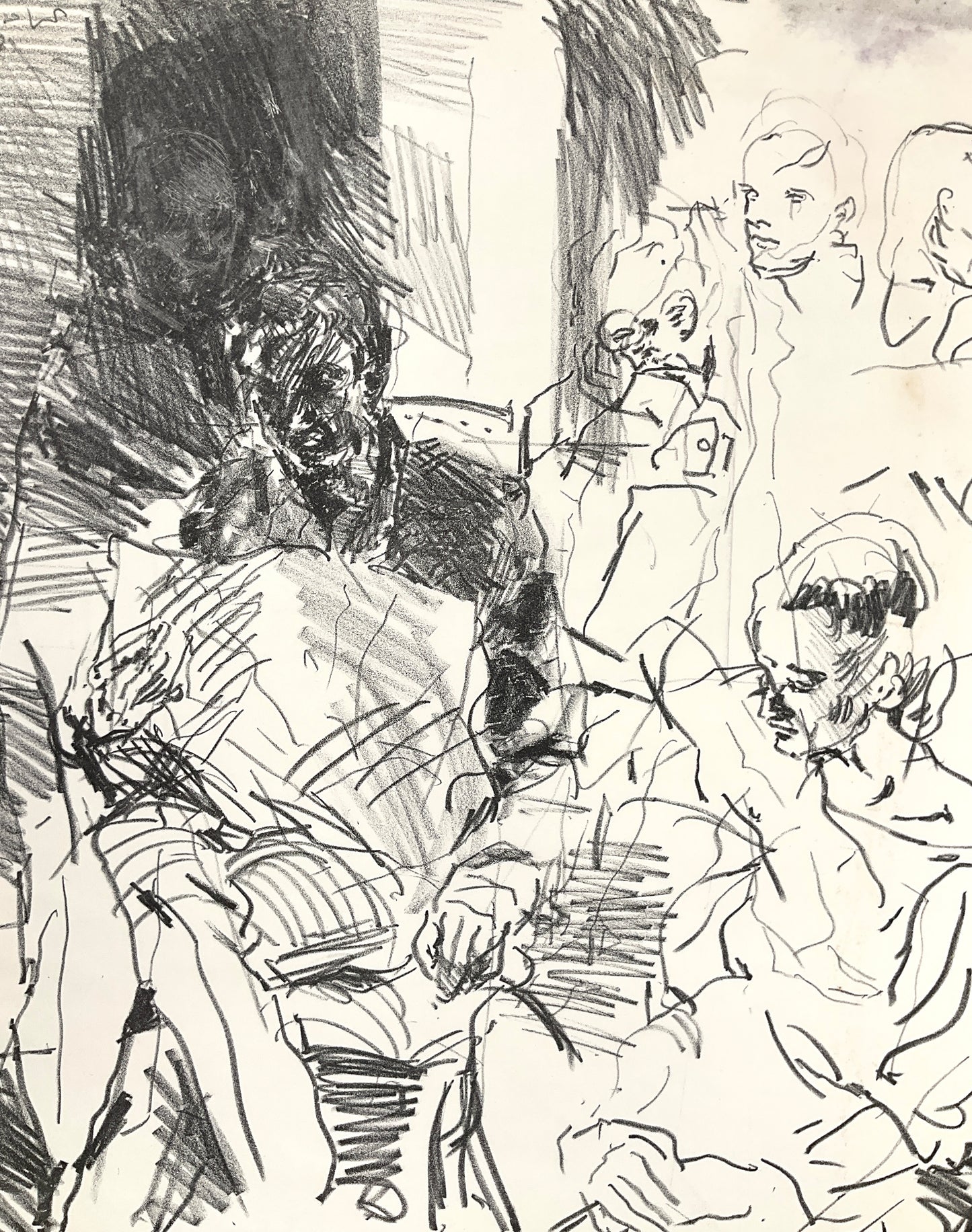 Realistische Lithografie von Till Warwas, 1987