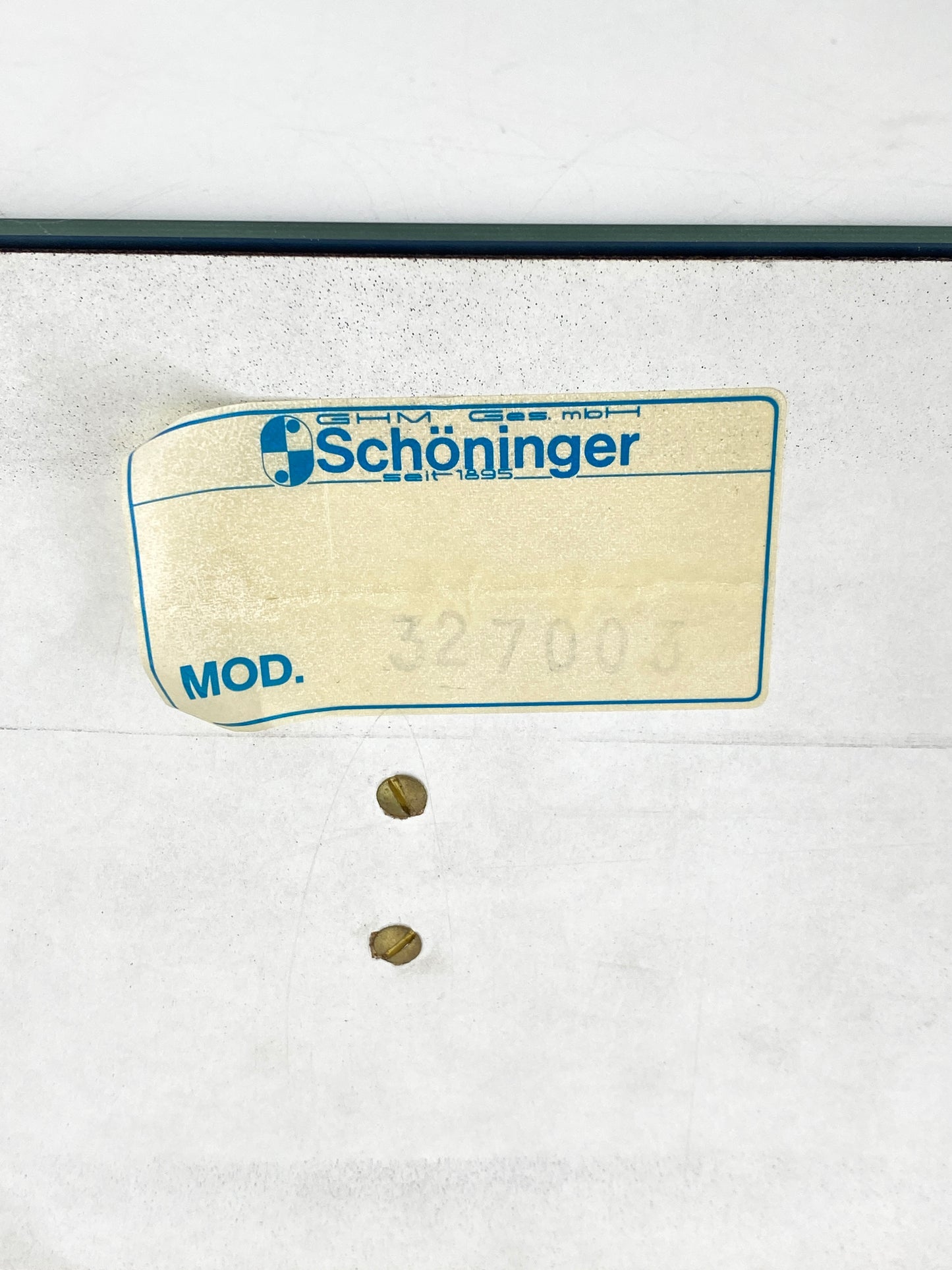 Spiegelglas Garderobe mit 5 Haken von Schöninger Glas, 1970er Jahre