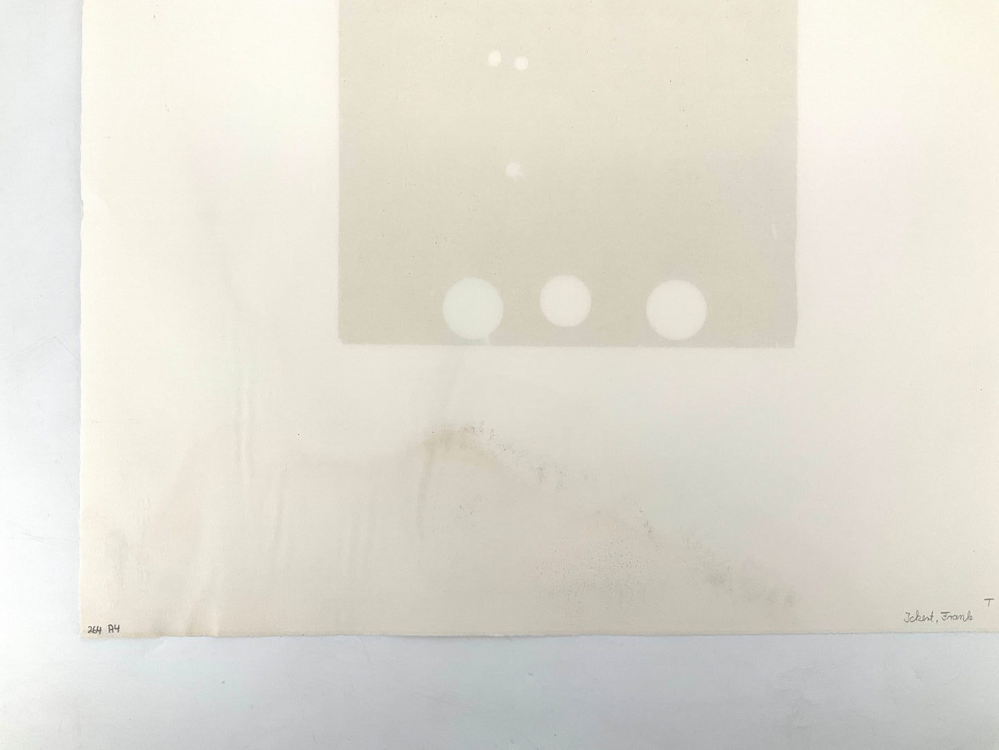 Holzschnitt von Norbert Prangenberg für Griffelkunst, 1991