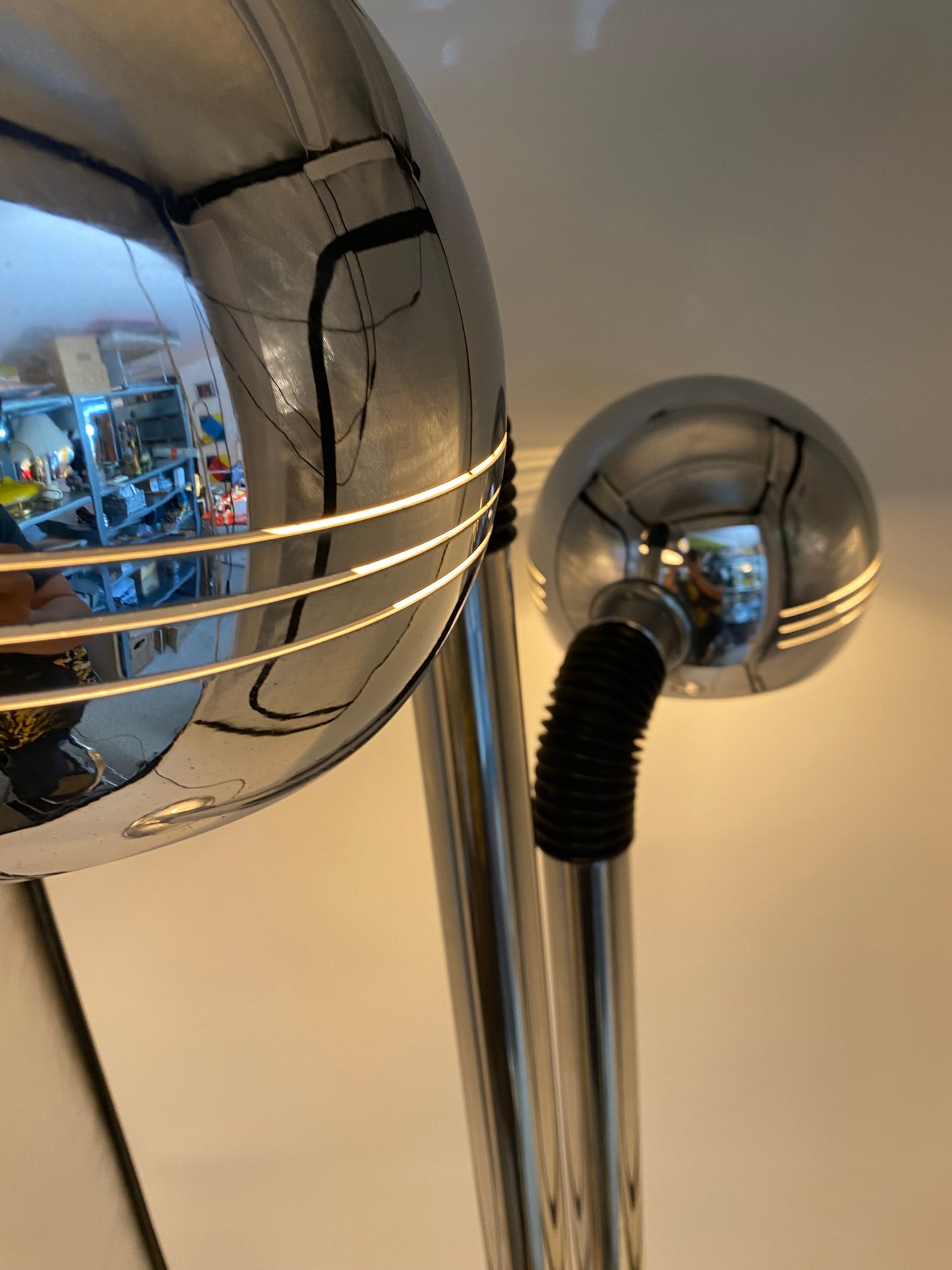 Stehlampe "Space Age Design" aus Italien, 1970er