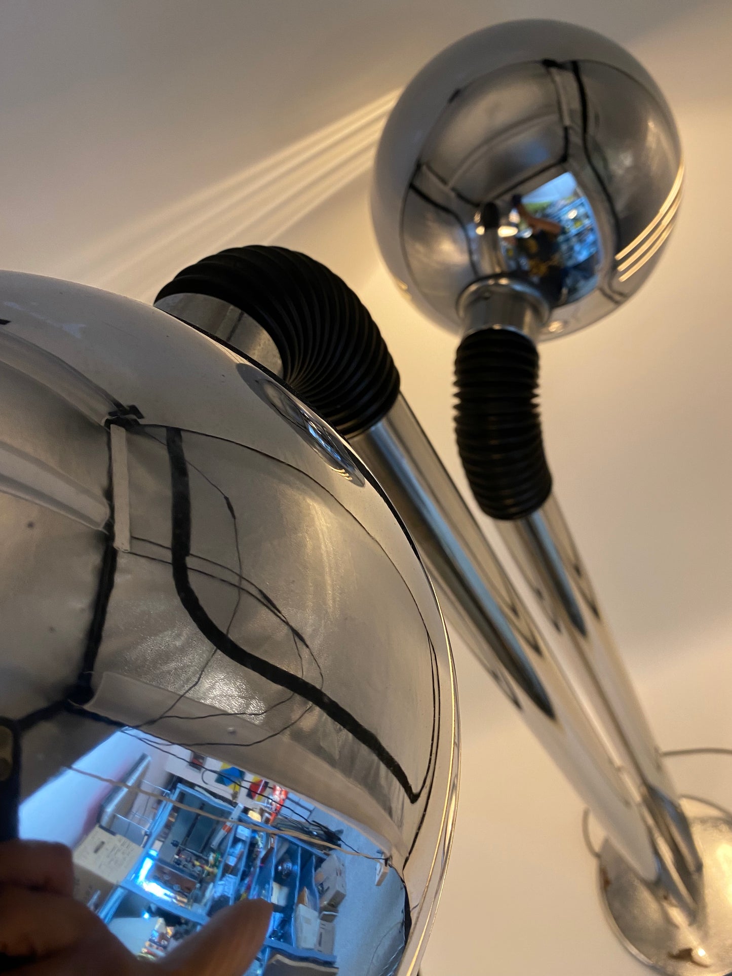 Stehlampe "Space Age Design" aus Italien, 1970er