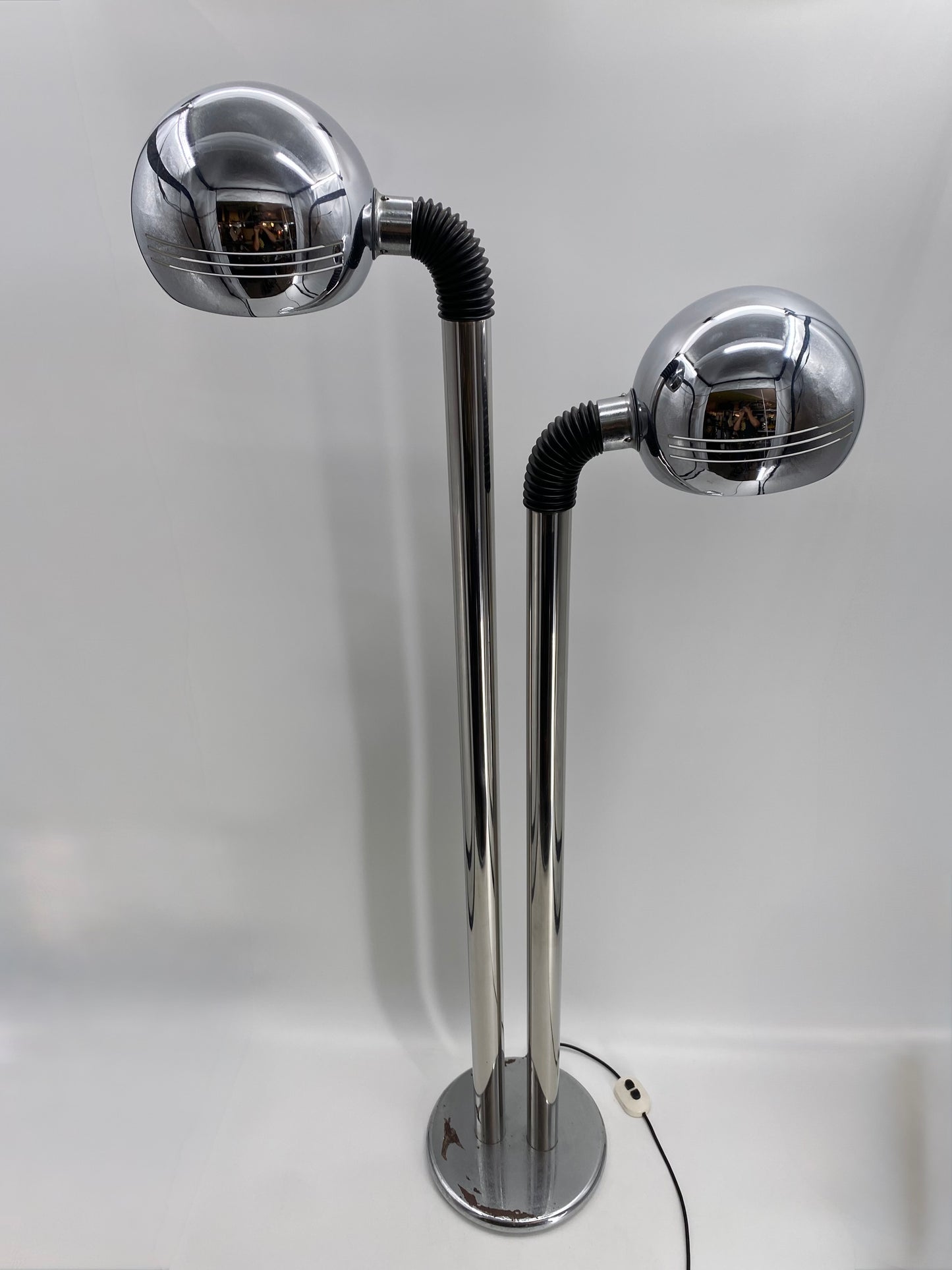 Stehlampe "Space Age Design" aus Italien, 1970er