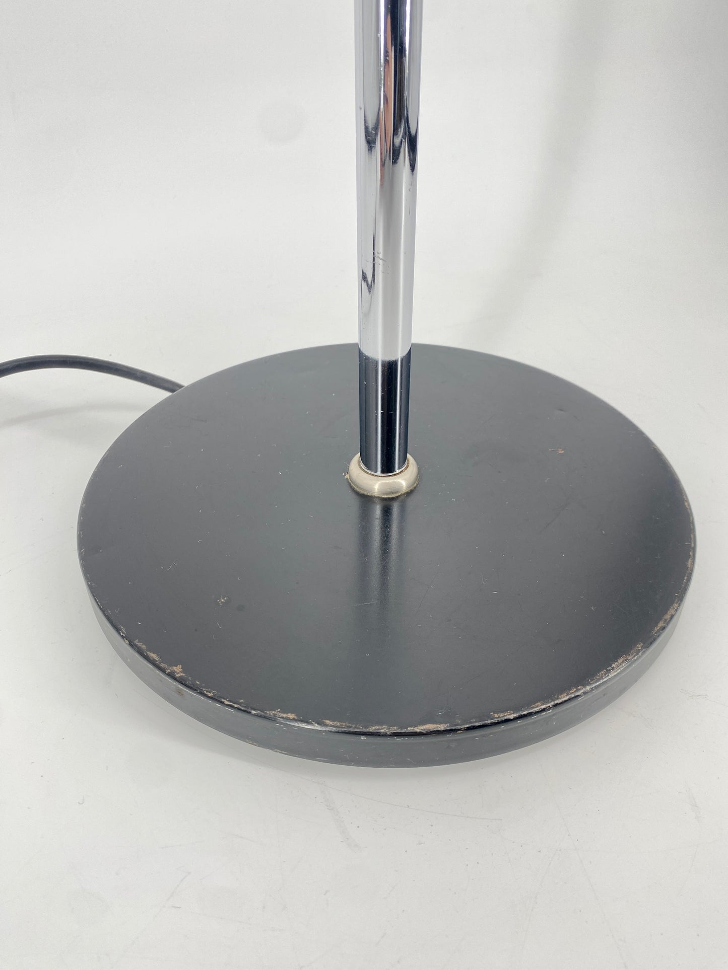 Space Age Stehlampe mit drei Chrom Kugeln, 1970er