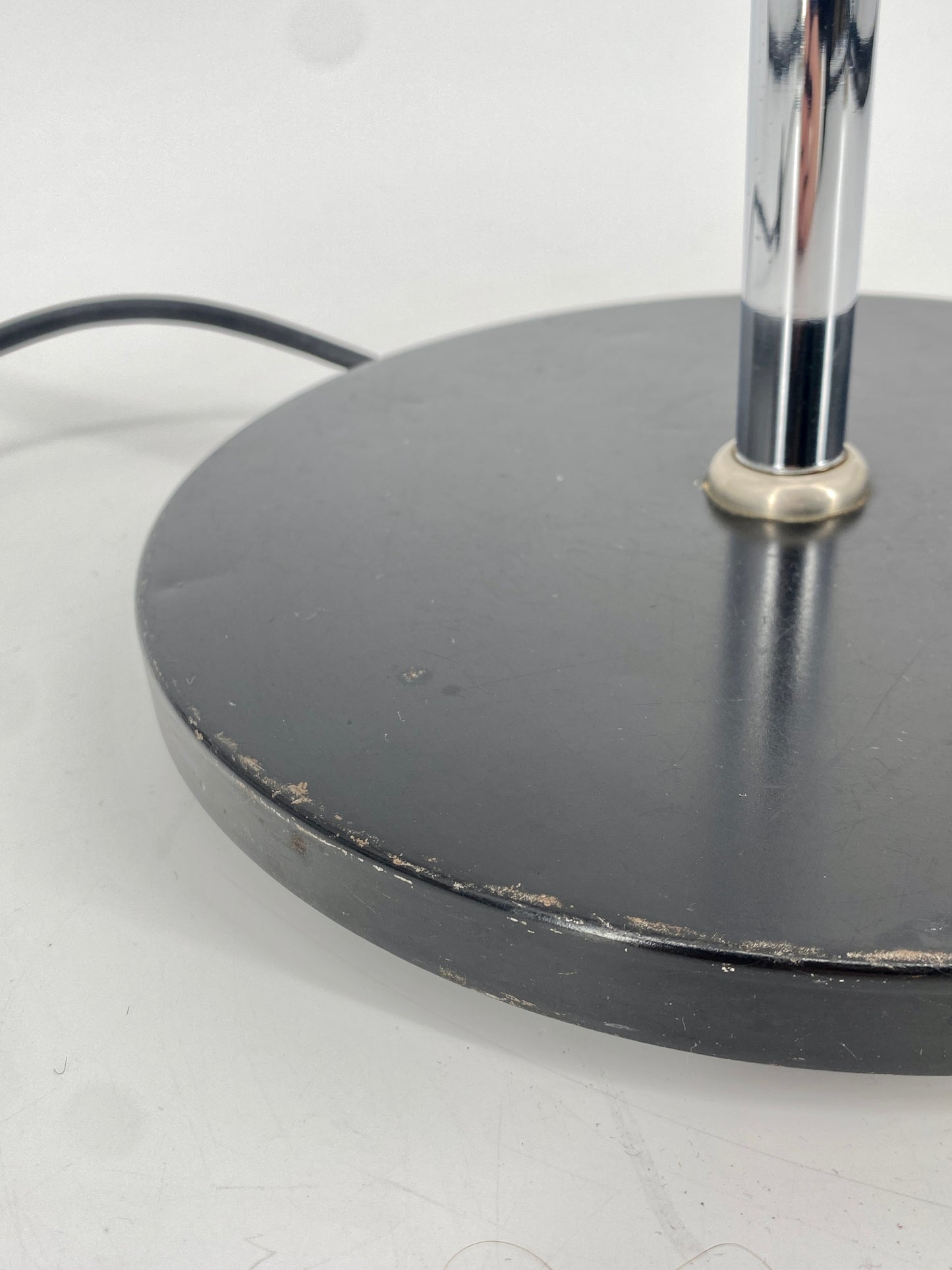 Space Age Stehlampe mit drei Chrom Kugeln, 1970er