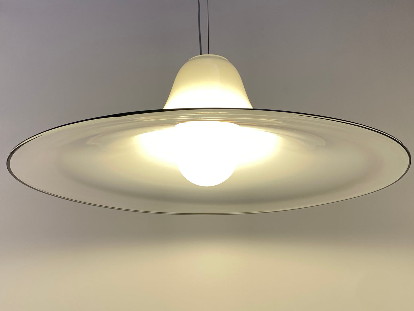 Deckenlampe aus Murano Glas von Renato Toso für Leucos, 70er
