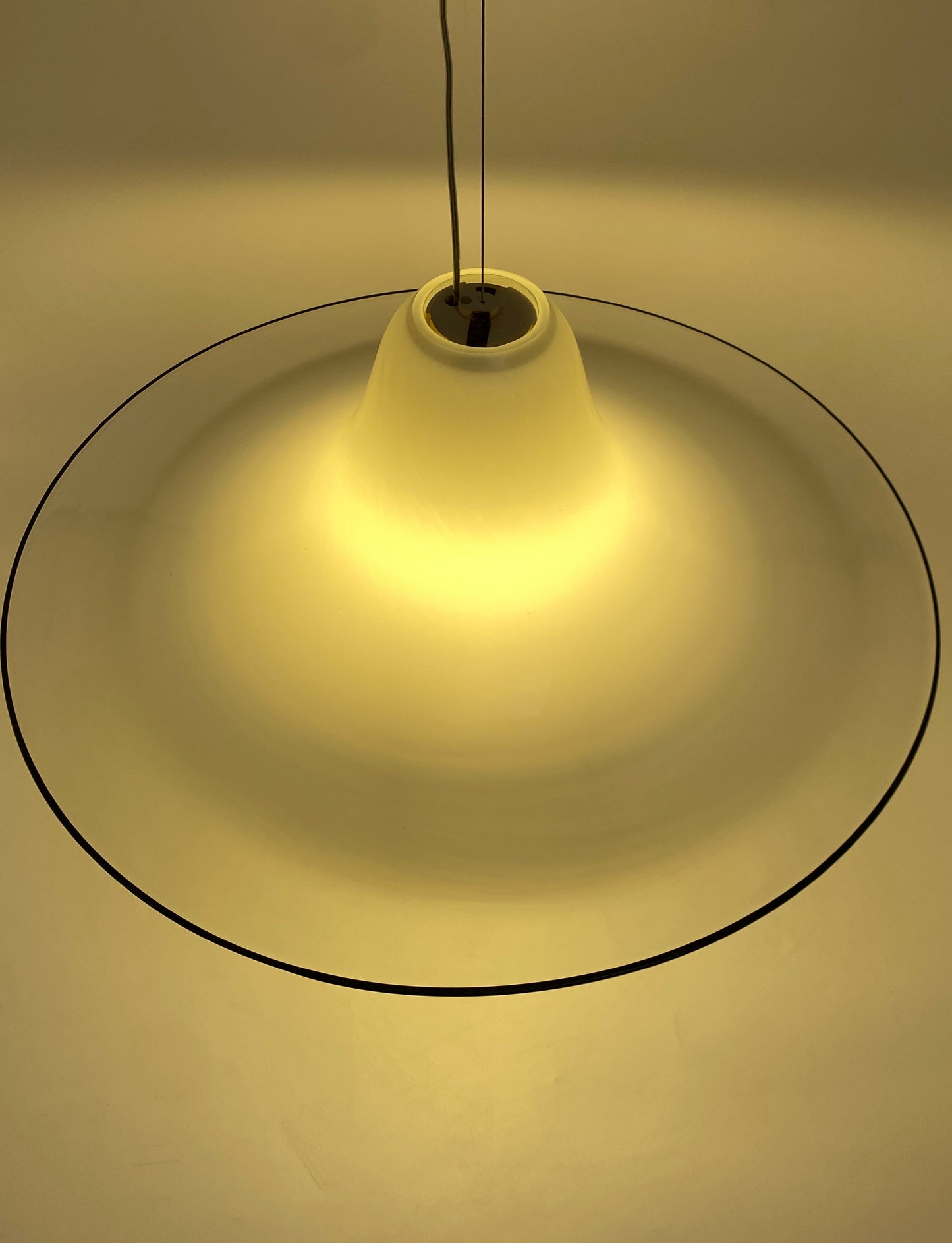 Deckenlampe aus Murano Glas von Renato Toso für Leucos, 70er