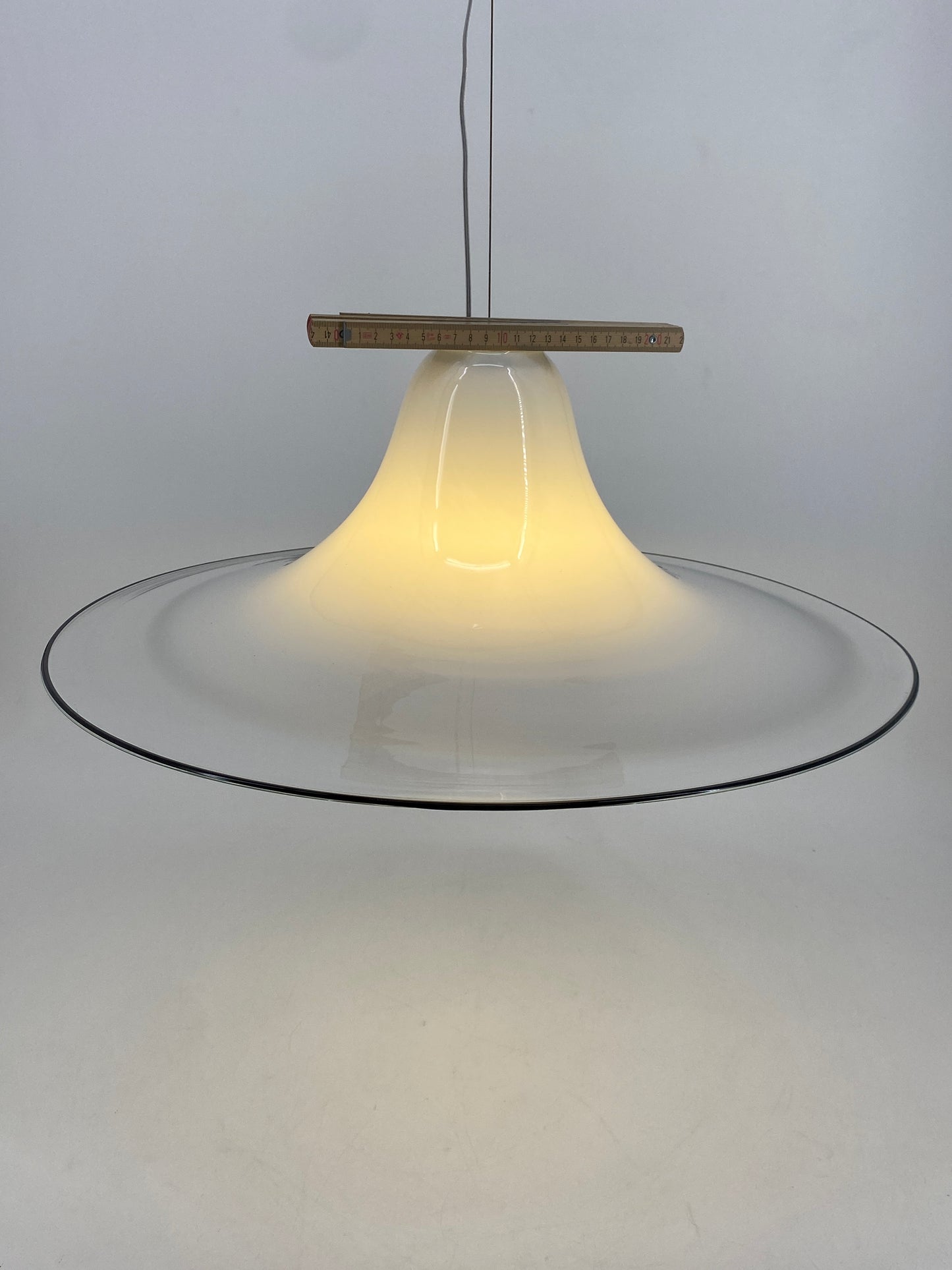 Deckenlampe aus Murano Glas von Renato Toso für Leucos, 70er