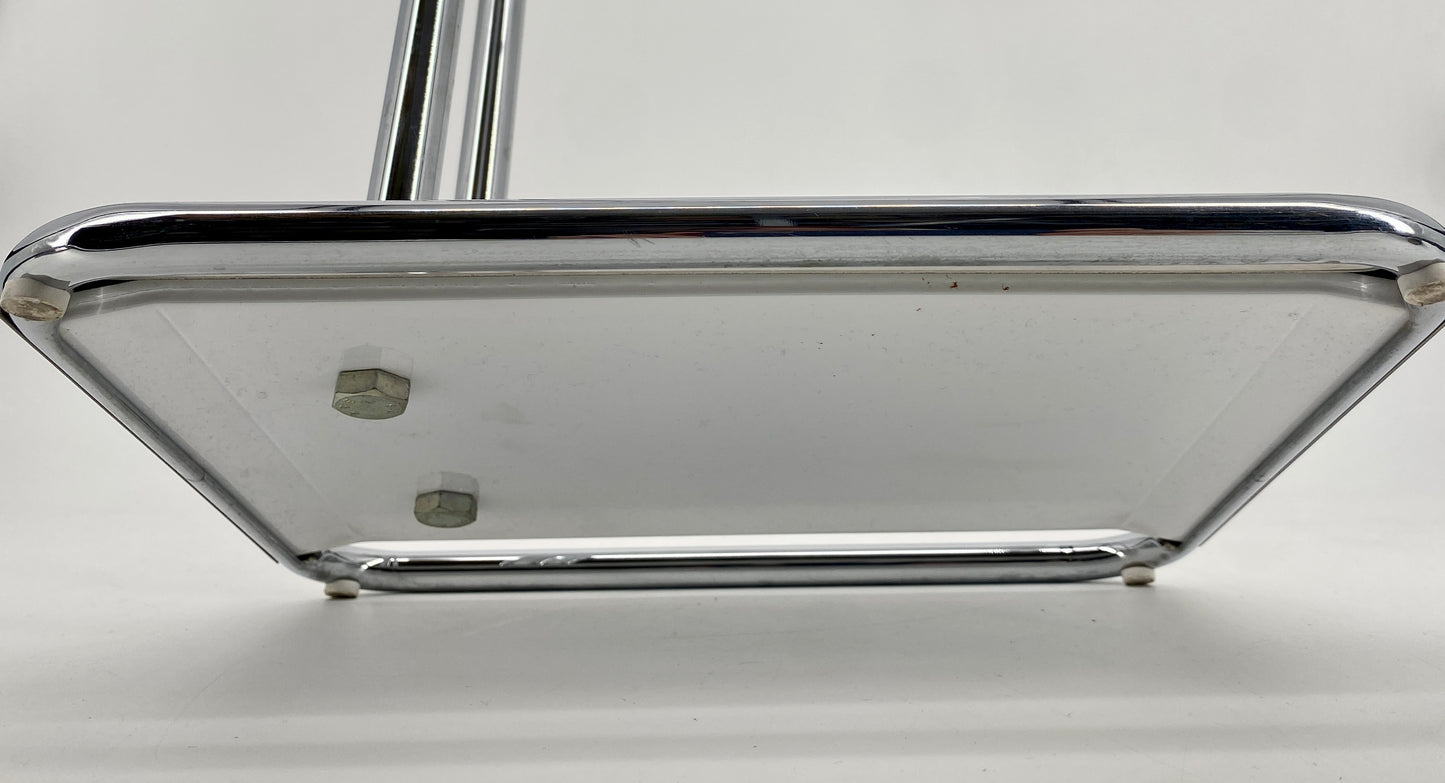 Verchromter, postmoderner Garderobenständer, 70/80er