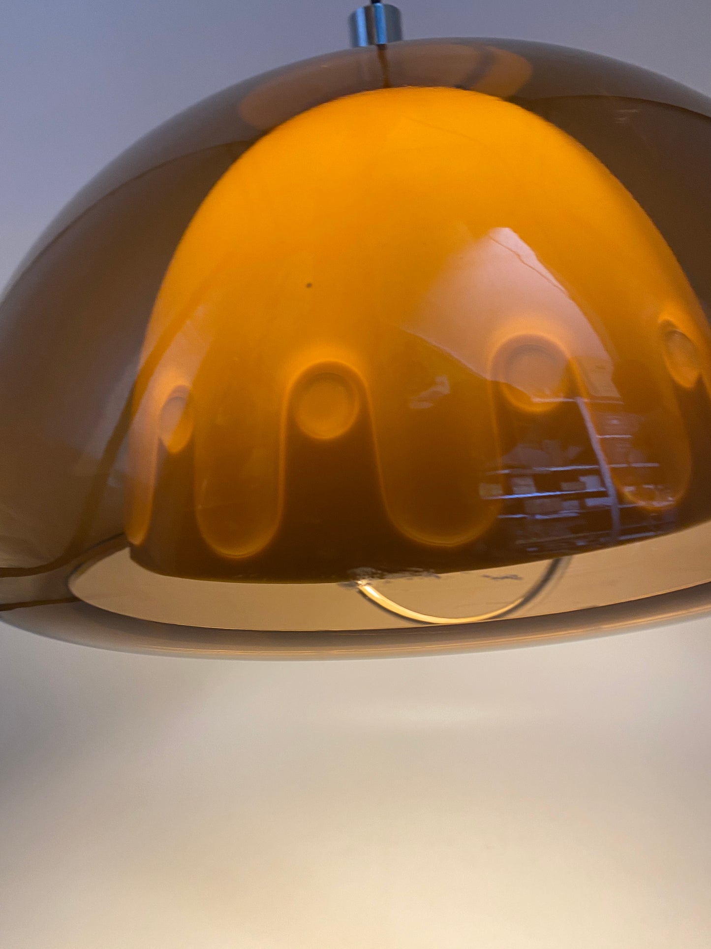 Deckenlampe Space Age Design von MEBLO aus Italien, 1970er