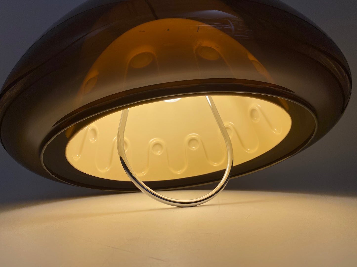 Deckenlampe Space Age Design von MEBLO aus Italien, 1970er