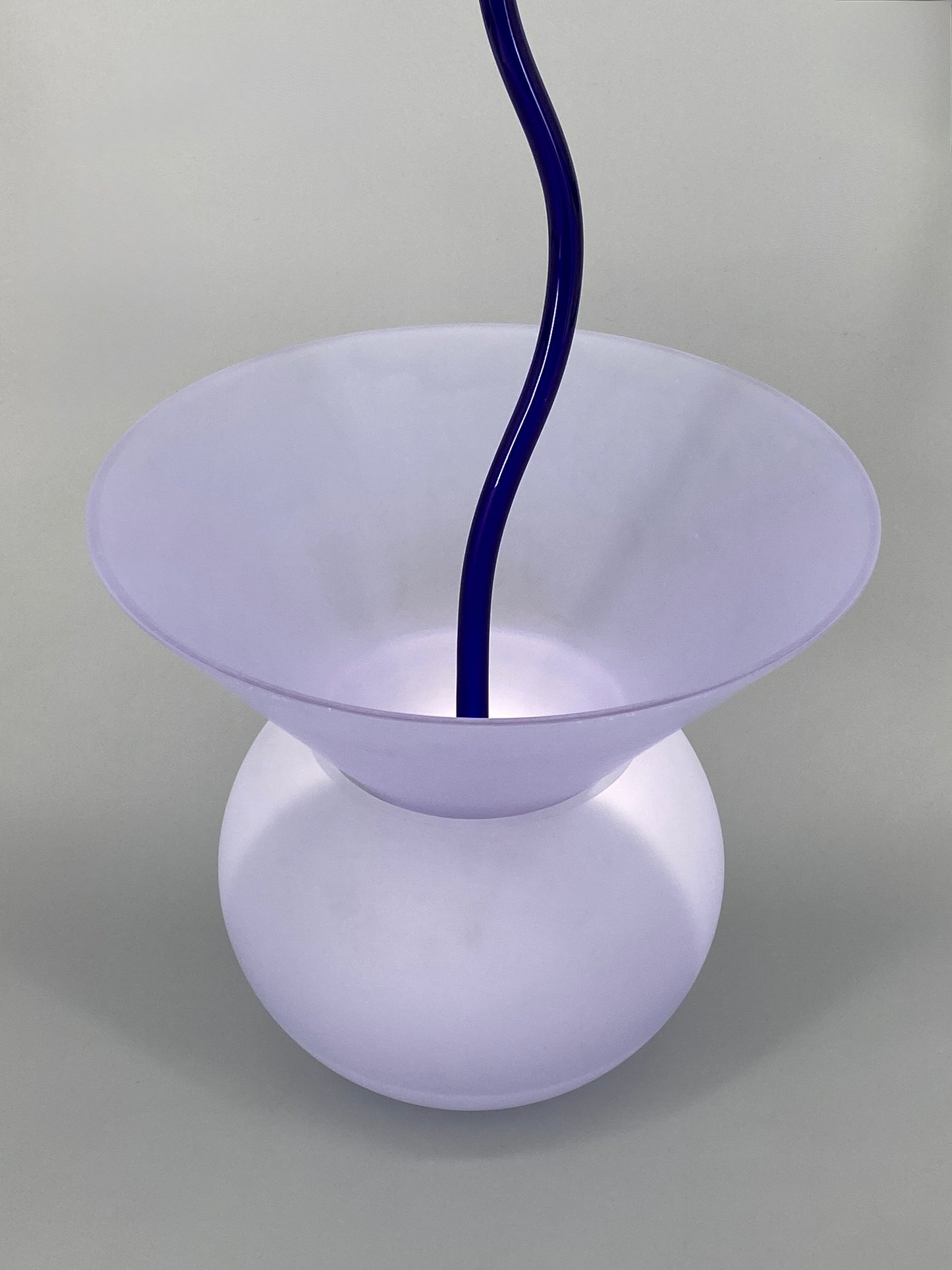 Signierte Memphis Vase / Kunstobjekt "Morimono" aus Muranoglas von Andrea Anastasio, 90er