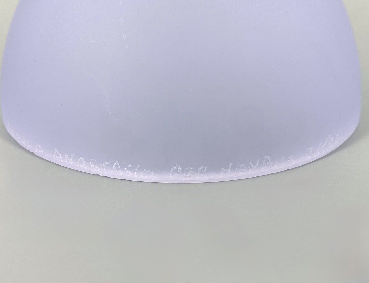 Signierte Memphis Vase / Kunstobjekt "Morimono" aus Muranoglas von Andrea Anastasio, 90er