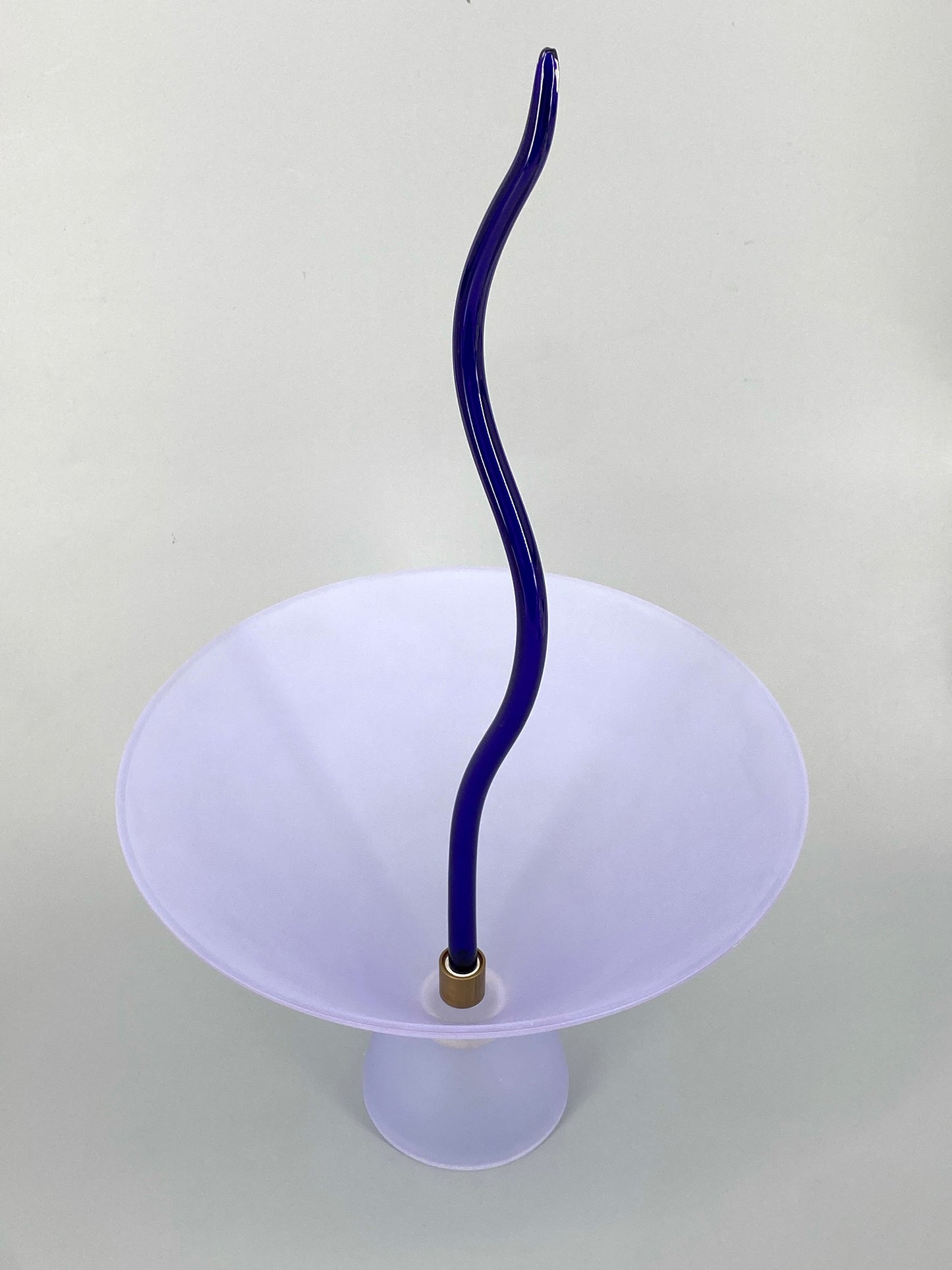 Signierte Memphis Vase / Kunstobjekt "Morimono" aus Muranoglas von Andrea Anastasio, 90er