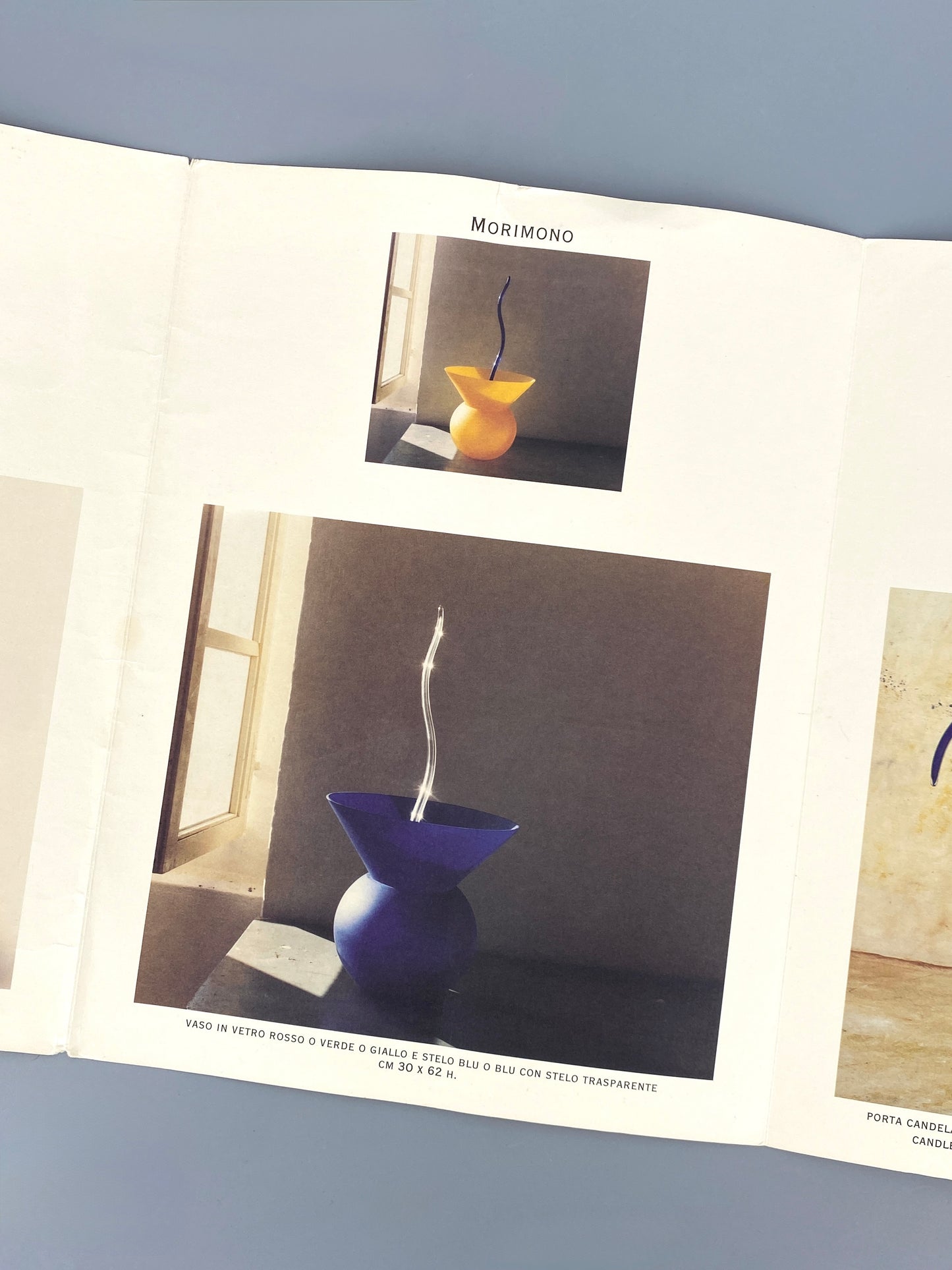 Signierte Memphis Vase / Kunstobjekt "Morimono" aus Muranoglas von Andrea Anastasio, 90er