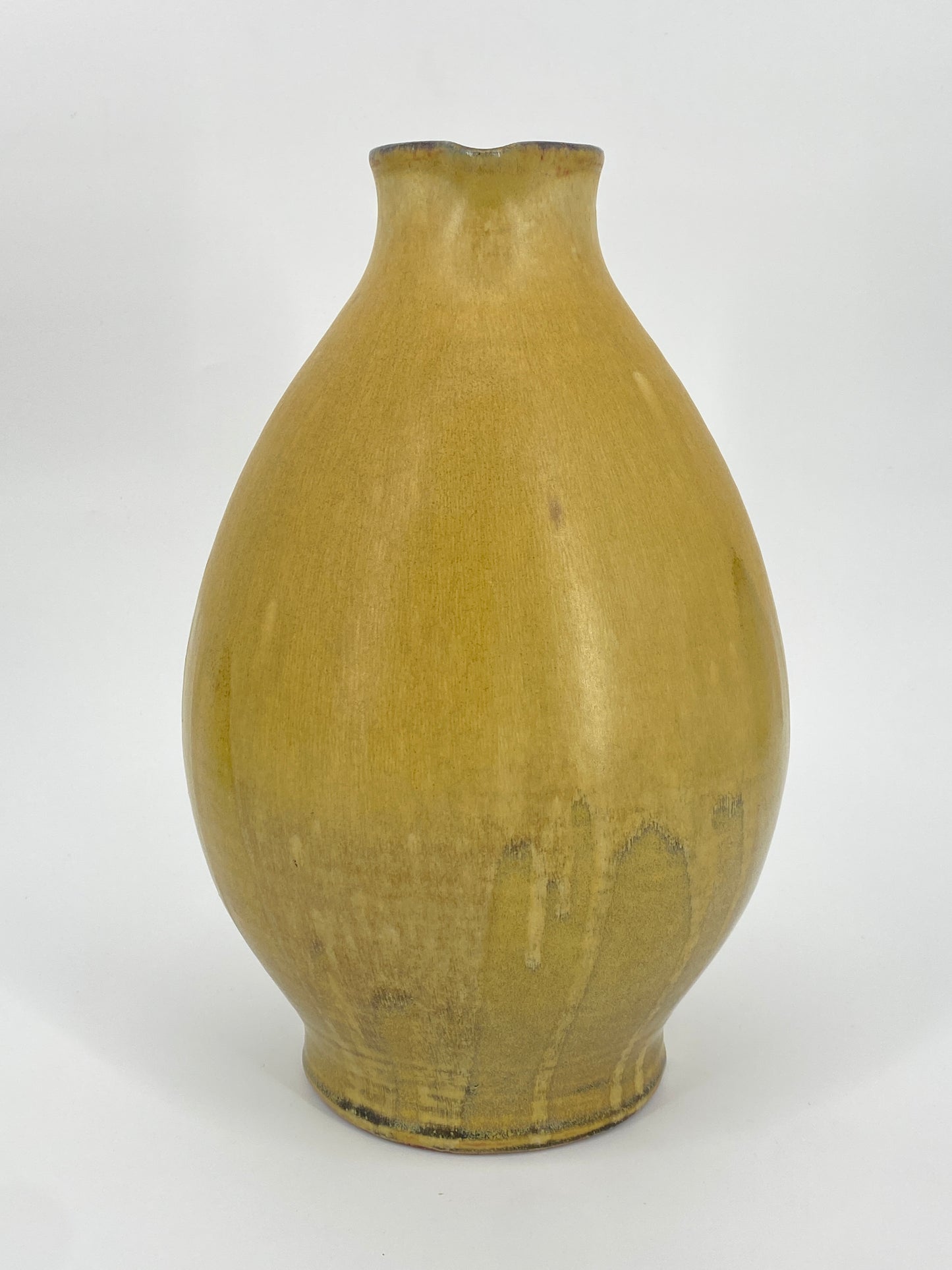 Keramik Krug von H. Schulze, Crinitz 1976