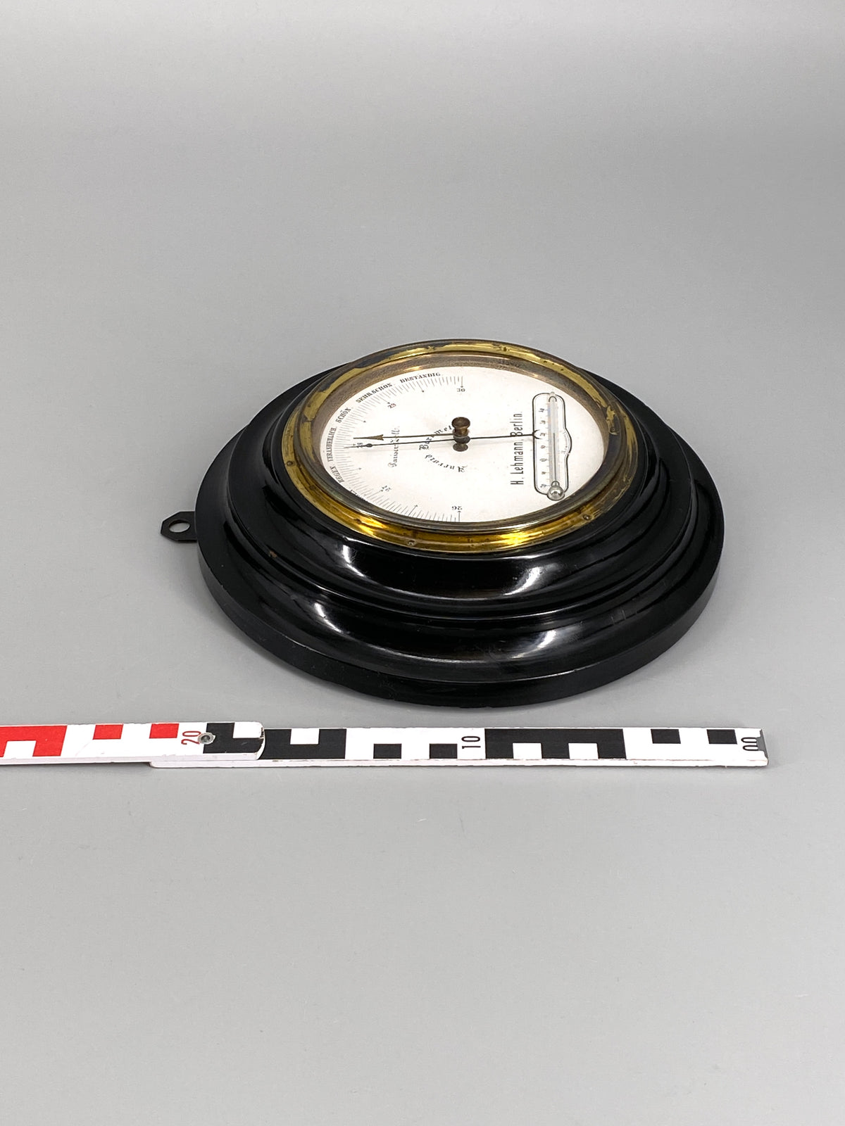 Wetterstation / Aneroidbarometer von H.Lehmann, Berlin, 19. Jahrhundert