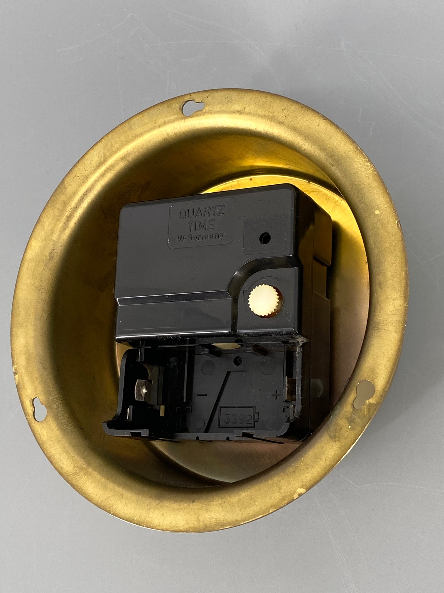 Wetterstation aus Mahagoni Holz mit Quarzuhr, Barometer und Hygro- und Thermometer