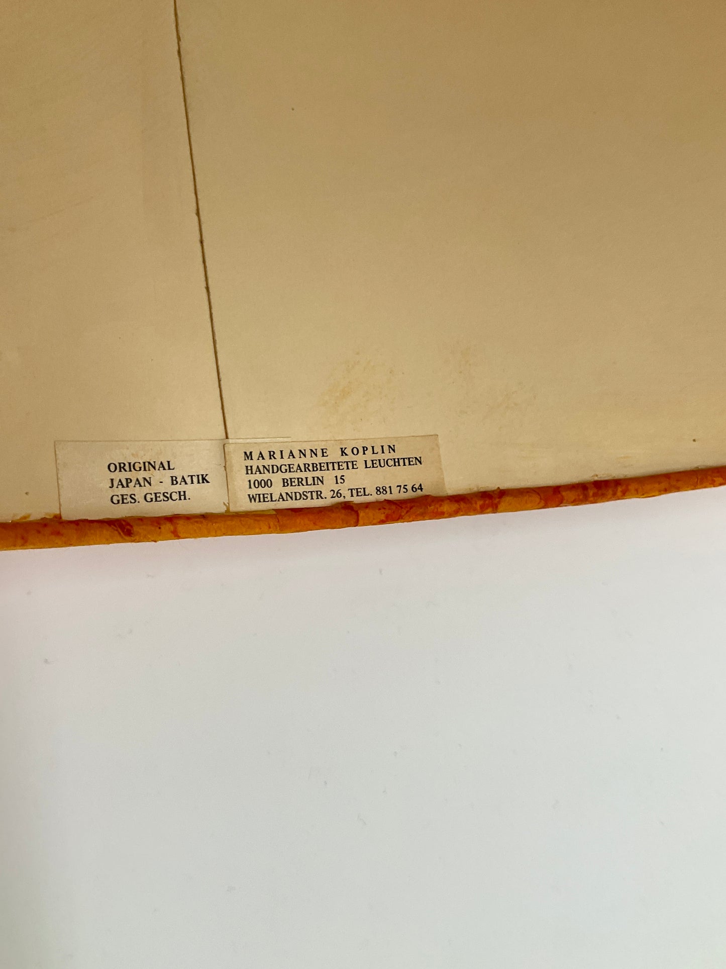 Tischlampe aus Keramik von Marianne Koplin für Atelier Marianne Koplin Berlin