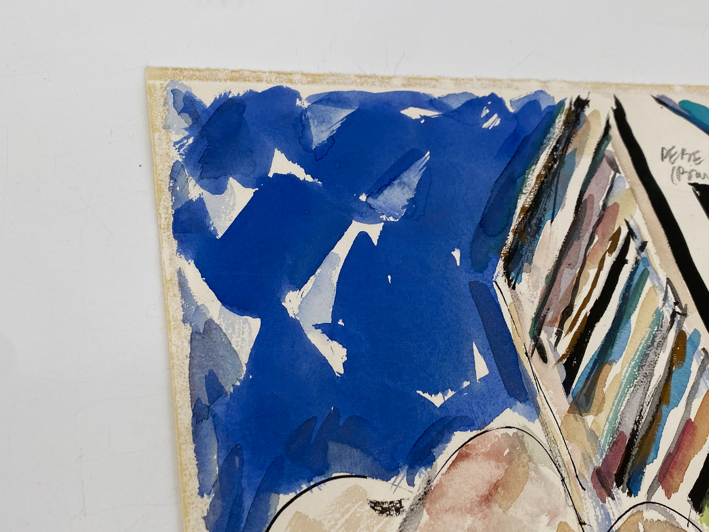 Gemälde aus der Serie "Banlieue" von Paul Bader, alias PEBE, 1984