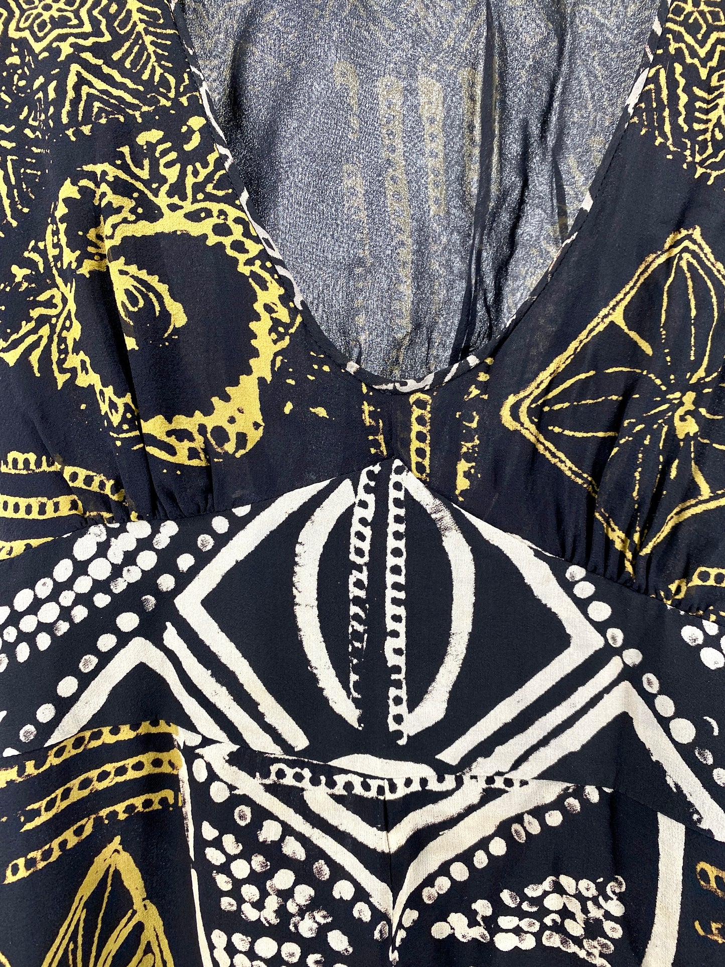 Knielanges Sommerkleid aus 100% Seide von Etro in IT 42 / DE 36