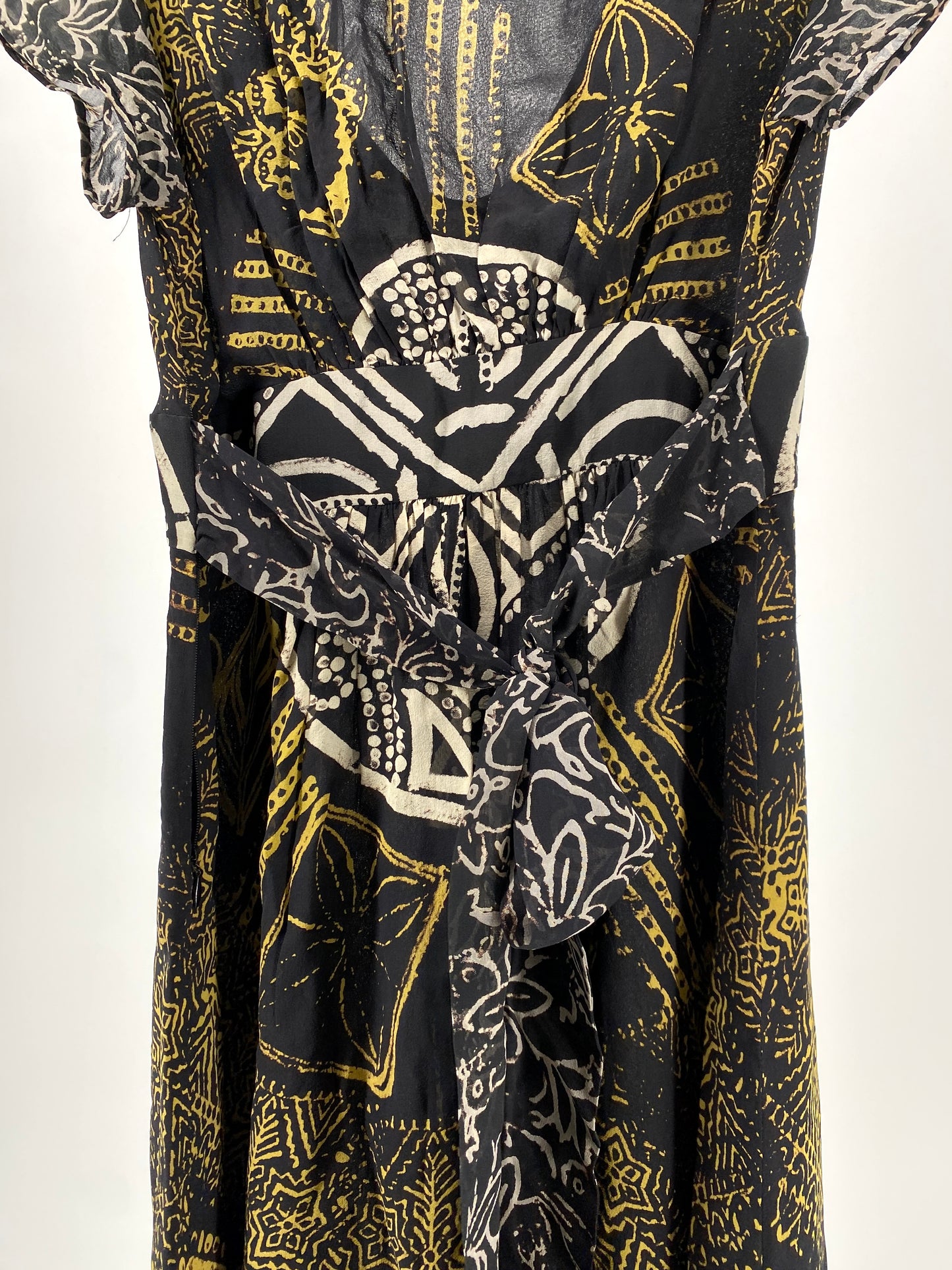 Knielanges Sommerkleid aus 100% Seide von Etro in IT 42 / DE 36