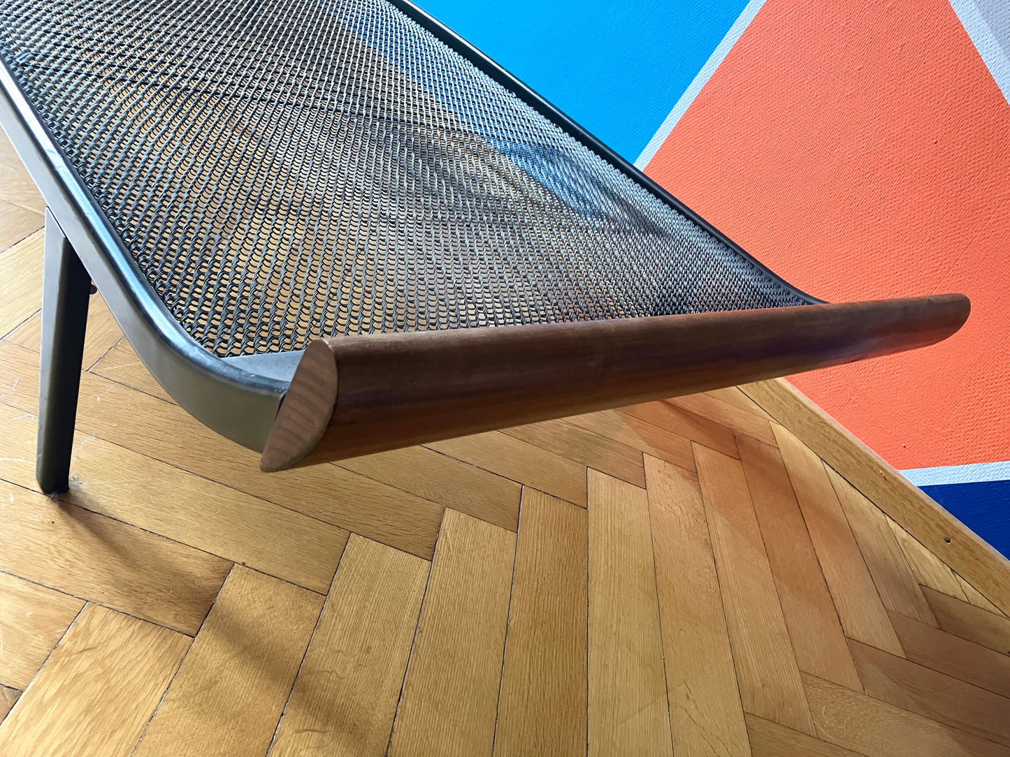 Mid Century Design Daybed/ Liege "Cleopatra" von (A. R.) Cordemeyer für AUPING, Niederlande 50er