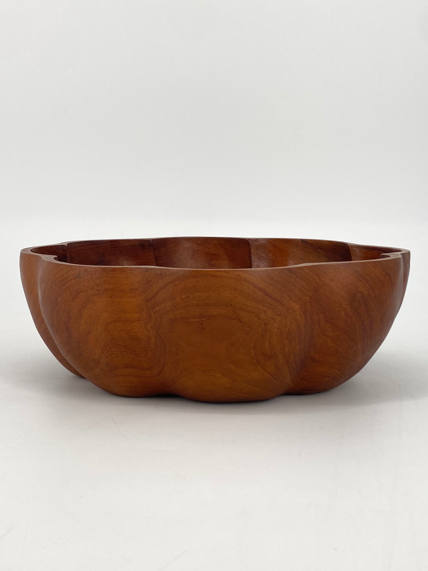 Schüssel und Salatbesteck aus Teak, 60er 70er