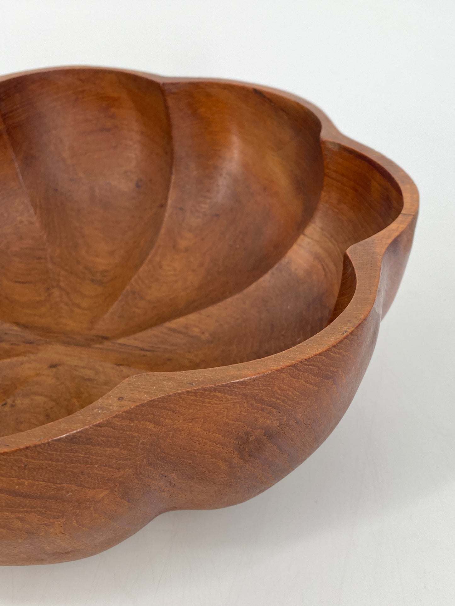 Schüssel und Salatbesteck aus Teak, 60er 70er